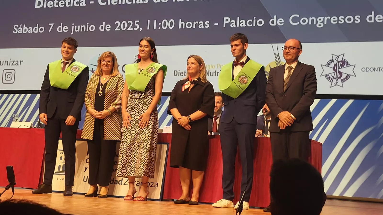 Acto de fin de carrera de la Facultad de Ciencias de la Salud y el Deporte