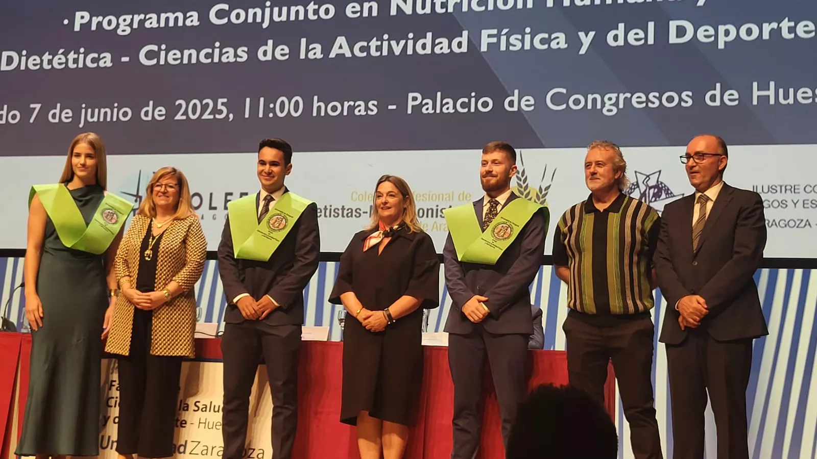 Acto de fin de carrera de la Facultad de Ciencias de la Salud y el Deporte