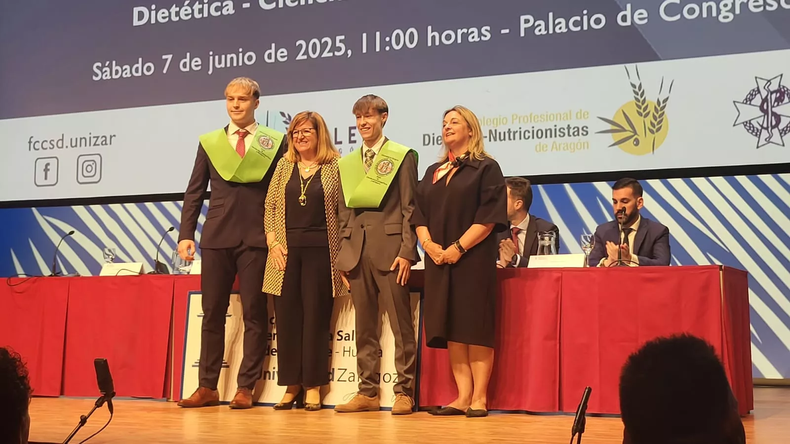 Acto de fin de carrera de la Facultad de Ciencias de la Salud y el Deporte