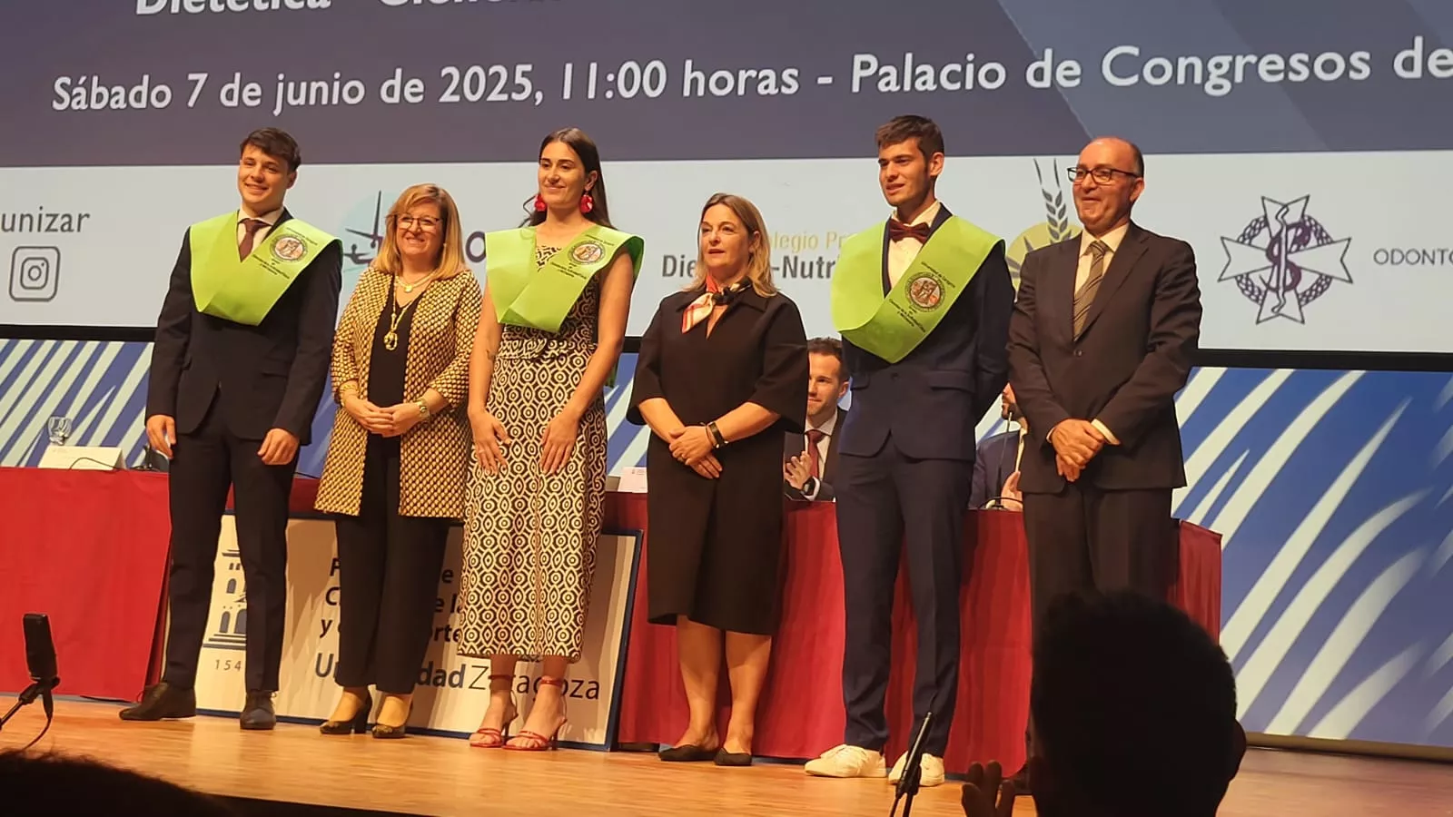 Acto de fin de carrera de la Facultad de Ciencias de la Salud y el Deporte