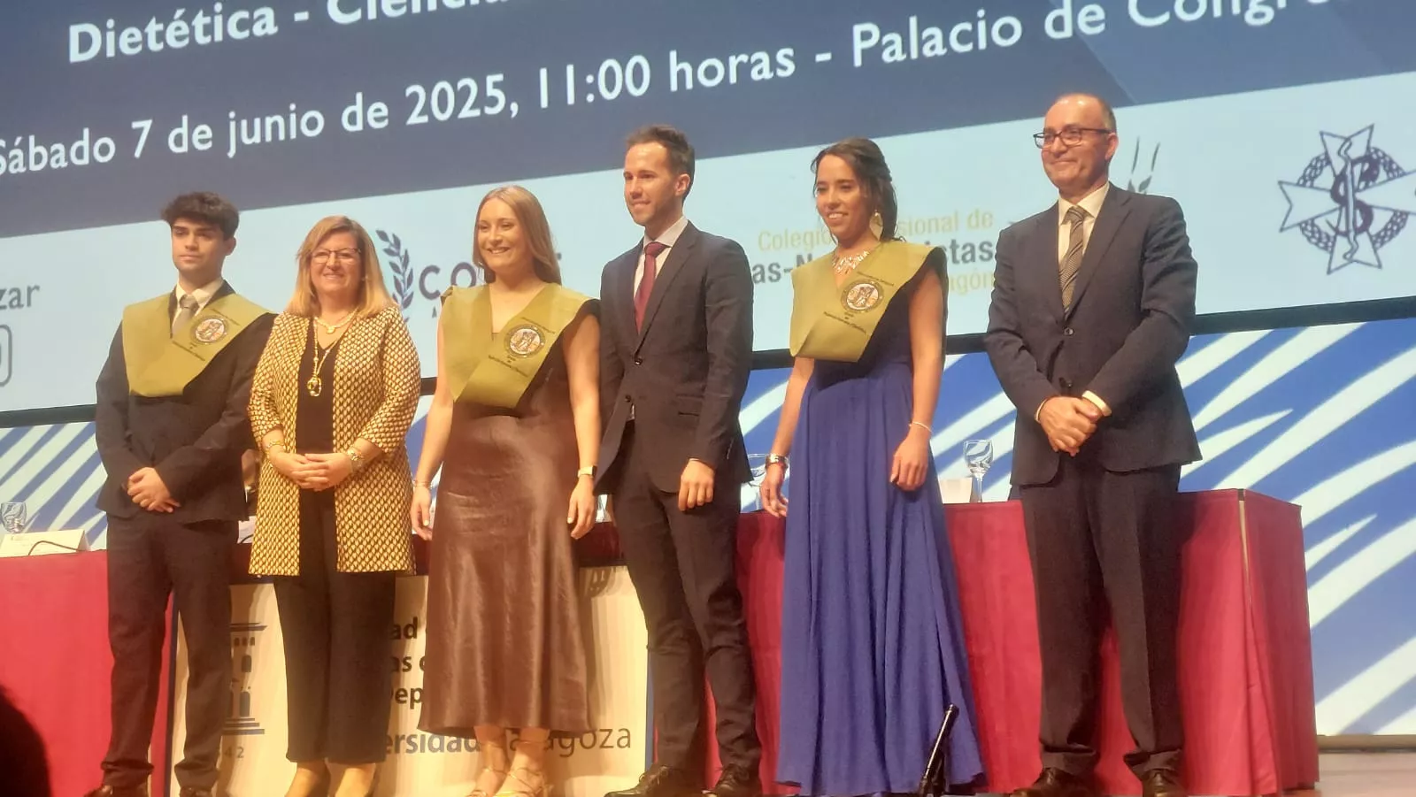 Acto de fin de carrera de la Facultad de Ciencias de la Salud y el Deporte