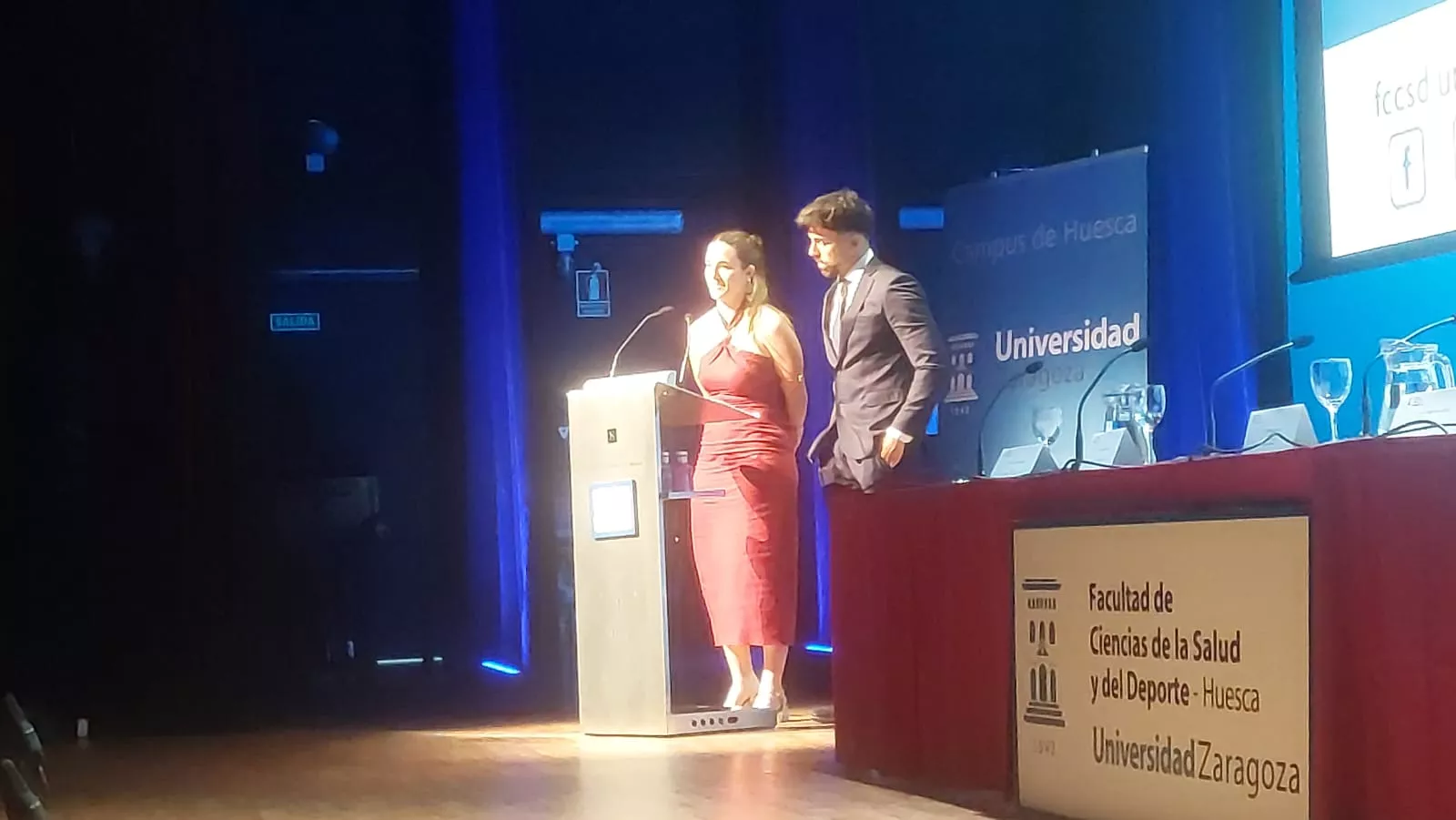 Acto de fin de carrera de la Facultad de Ciencias de la Salud y el Deporte