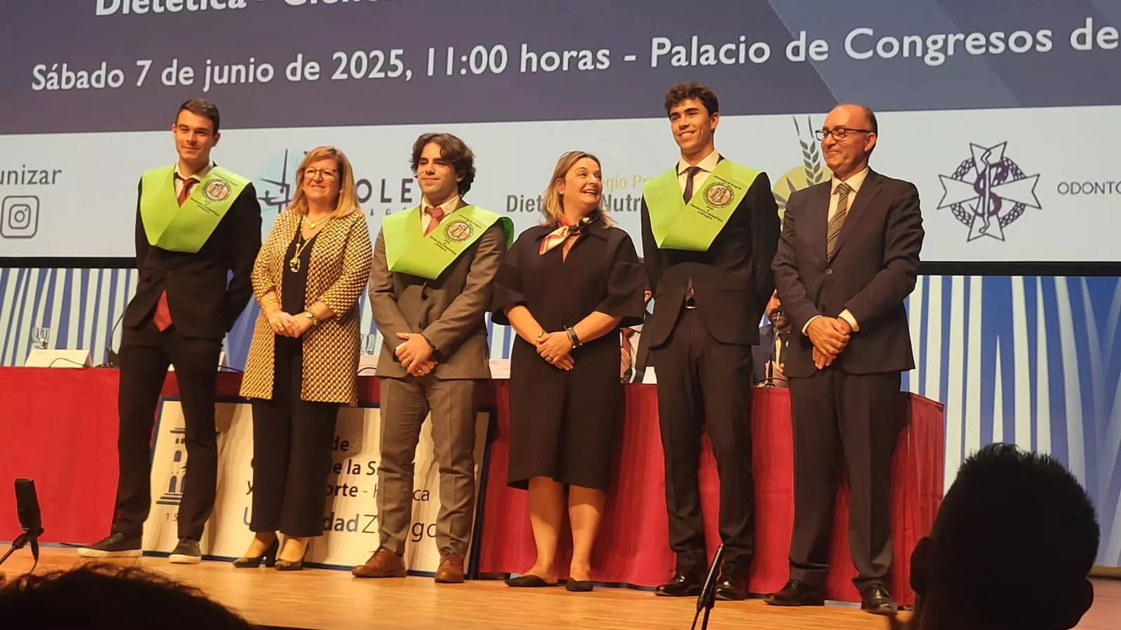 Acto de fin de carrera de la Facultad de Ciencias de la Salud y el Deporte