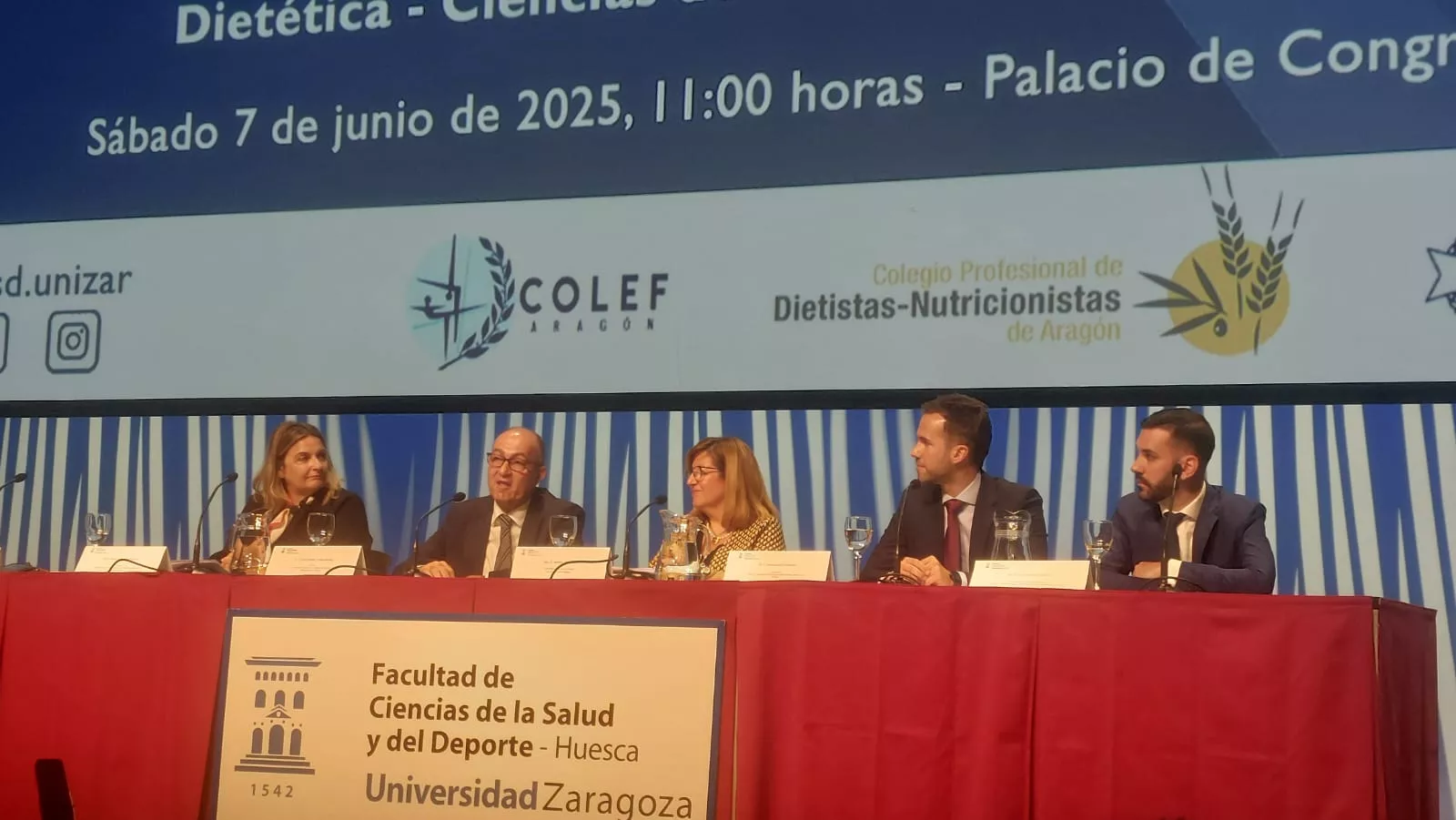 Acto de fin de carrera de la Facultad de Ciencias de la Salud y el Deporte