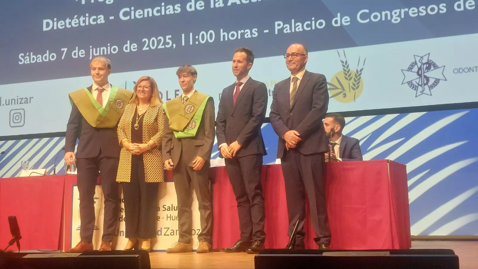 Acto de fin de carrera de la Facultad de Ciencias de la Salud y el Deporte