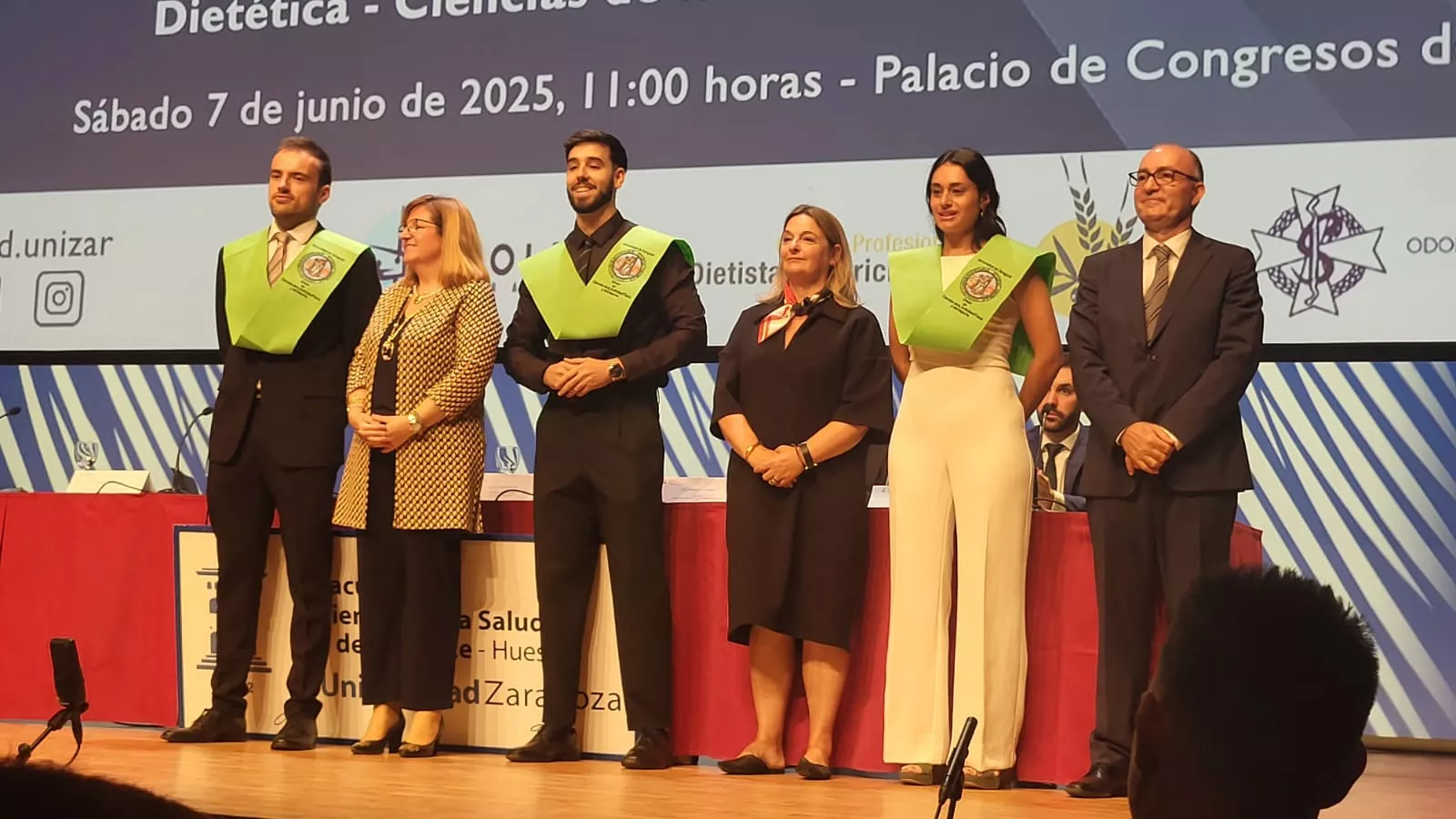 Acto de fin de carrera de la Facultad de Ciencias de la Salud y el Deporte