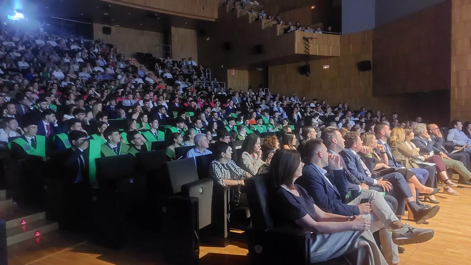 Acto de fin de carrera de la Facultad de Ciencias de la Salud y el Deporte