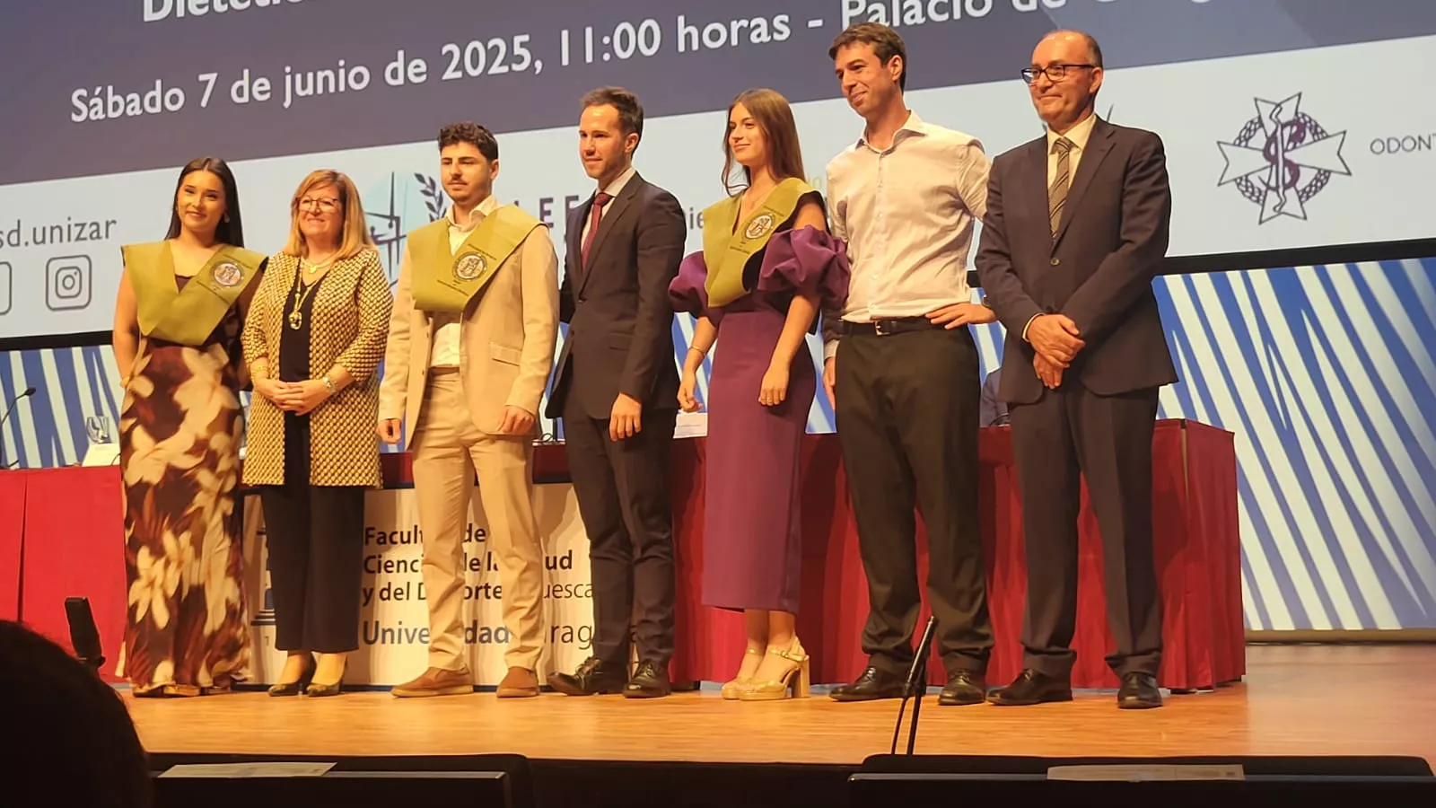 Acto de fin de carrera de la Facultad de Ciencias de la Salud y el Deporte