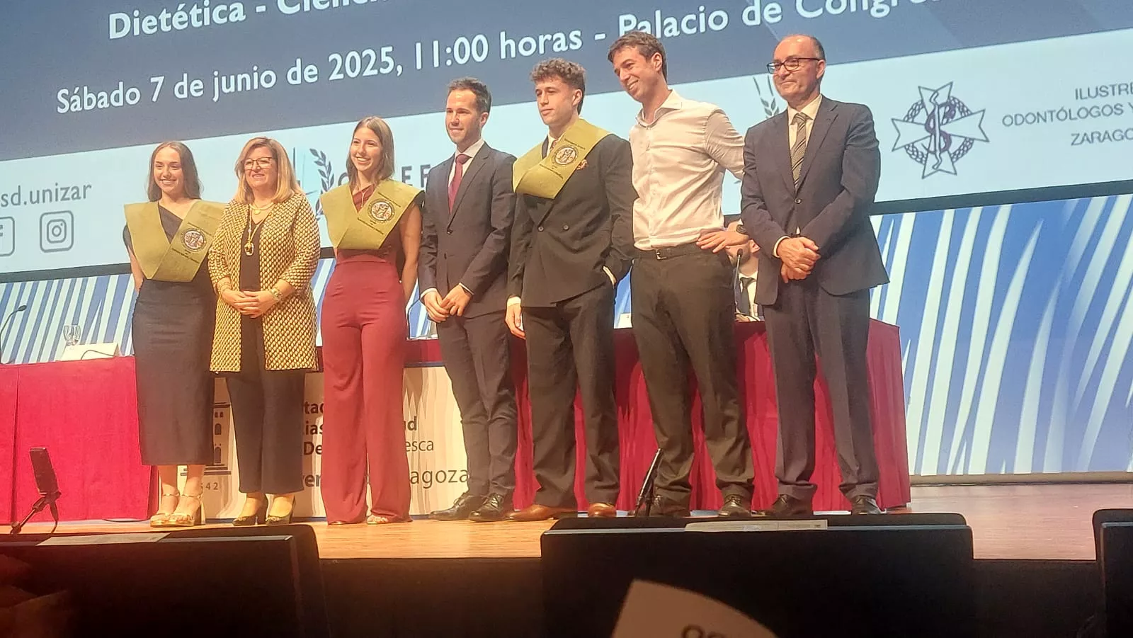 Acto de fin de carrera de la Facultad de Ciencias de la Salud y el Deporte
