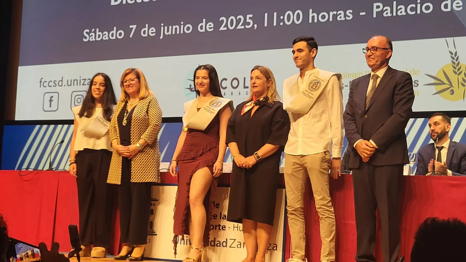 Acto de fin de carrera de la Facultad de Ciencias de la Salud y el Deporte