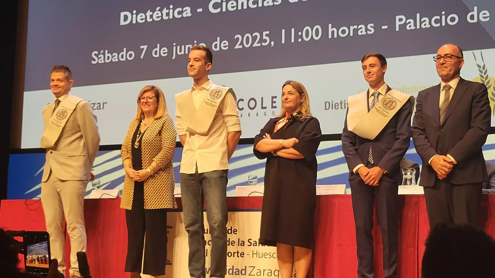 Acto de fin de carrera de la Facultad de Ciencias de la Salud y el Deporte