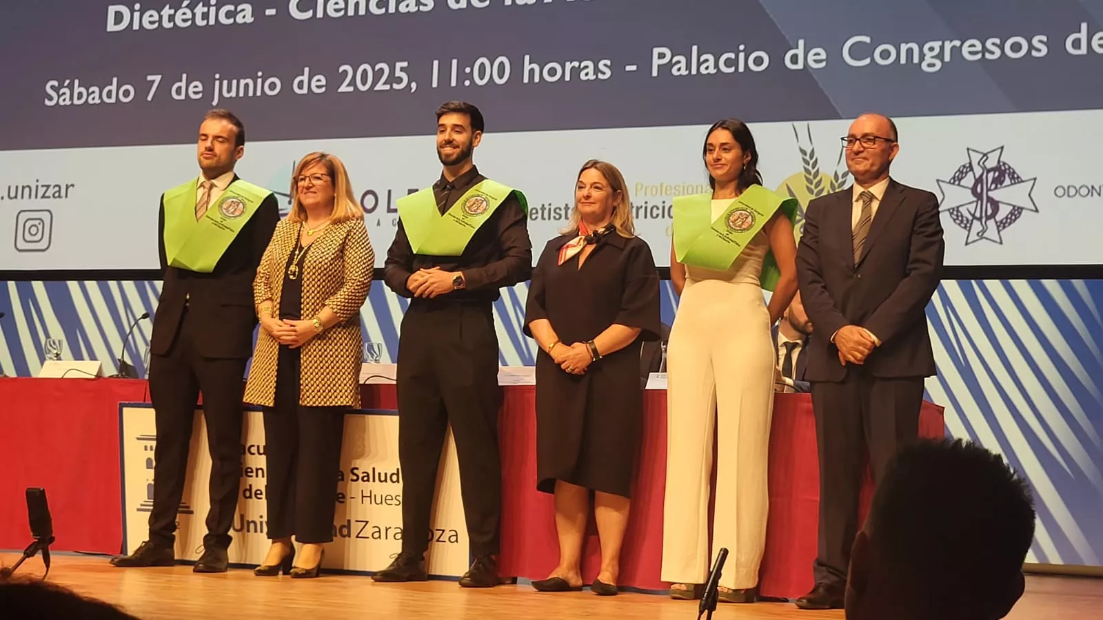 Acto de fin de carrera de la Facultad de Ciencias de la Salud y el Deporte