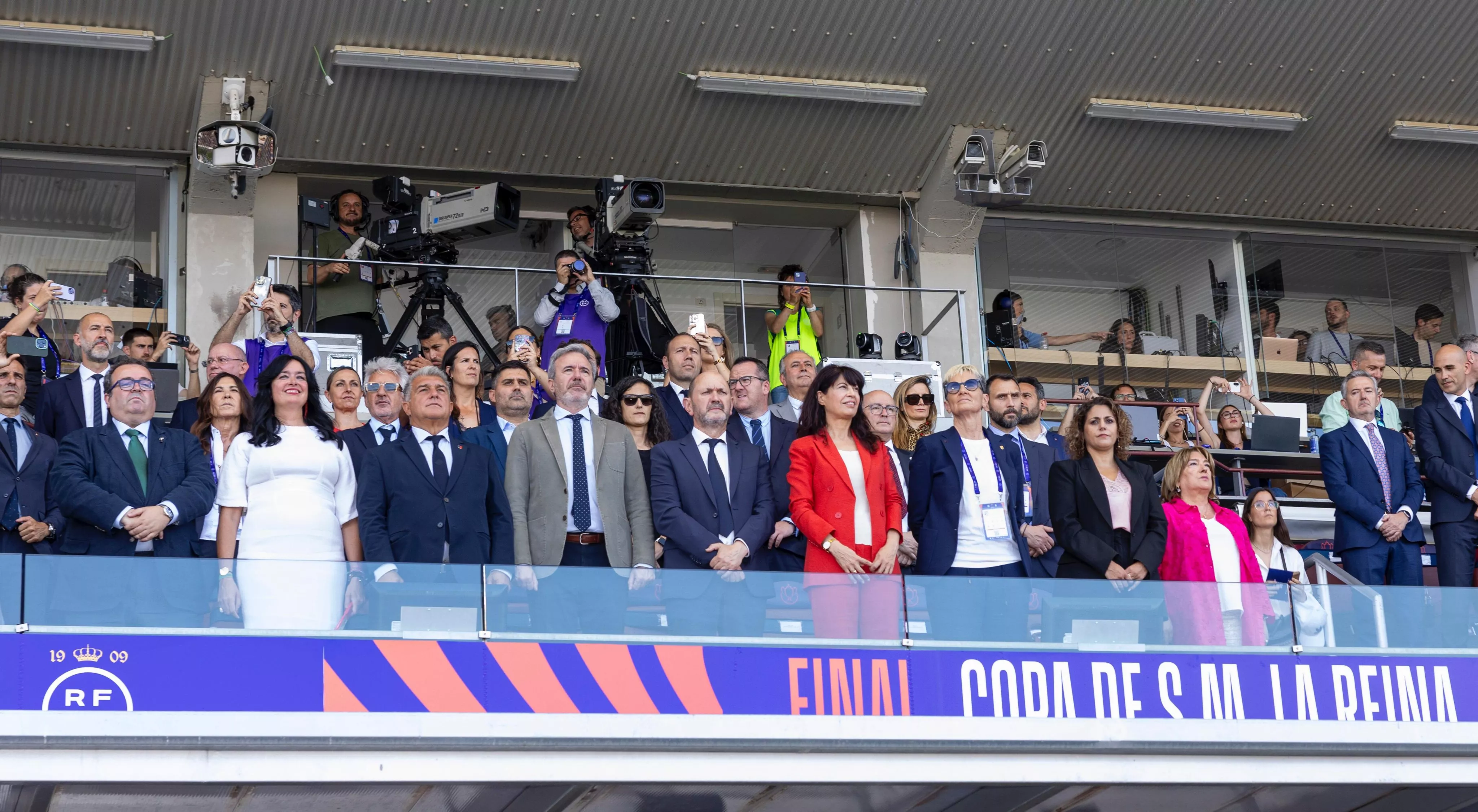 Palco presidencial de El Alcoraz. Foto: RFEF
