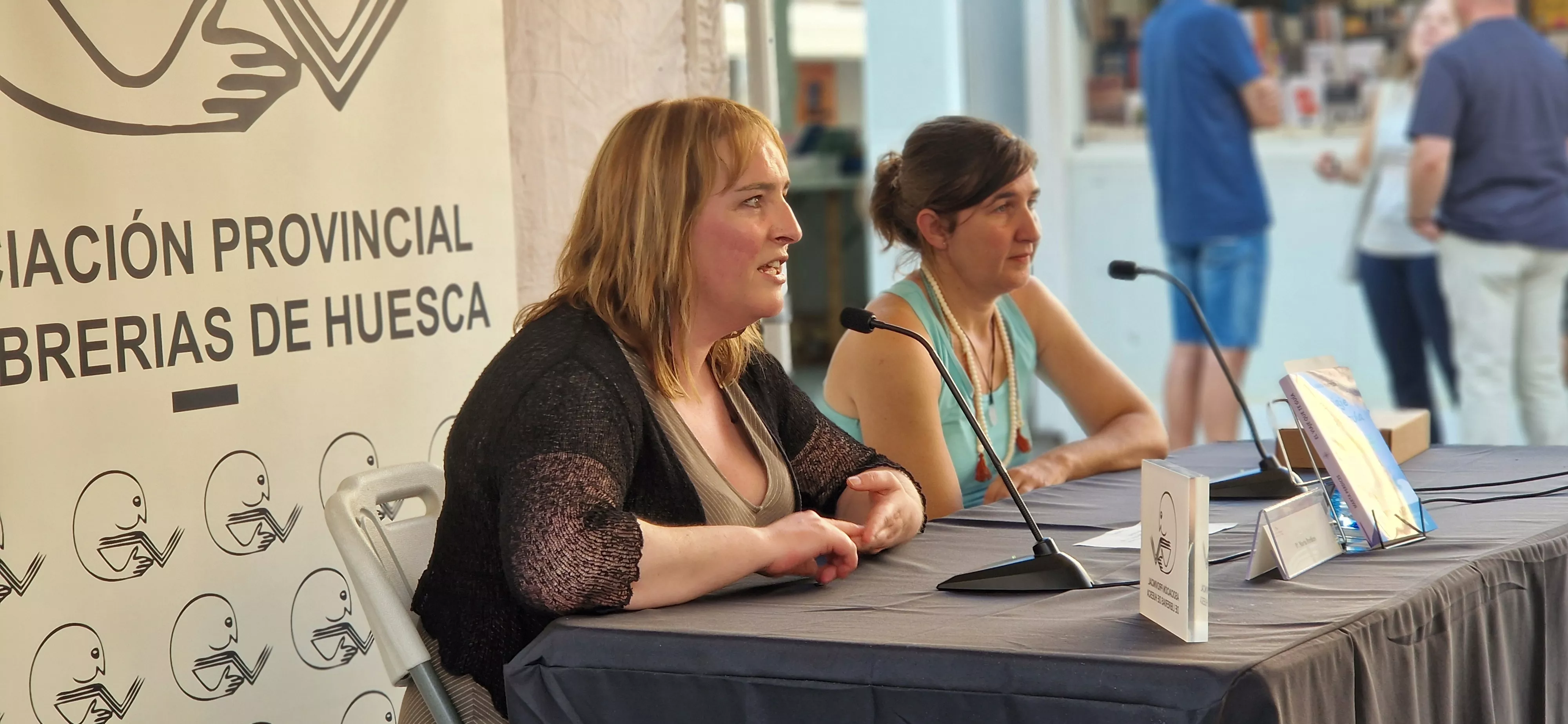 Marta Perdices, en primer término. Foto Myriam Martínez