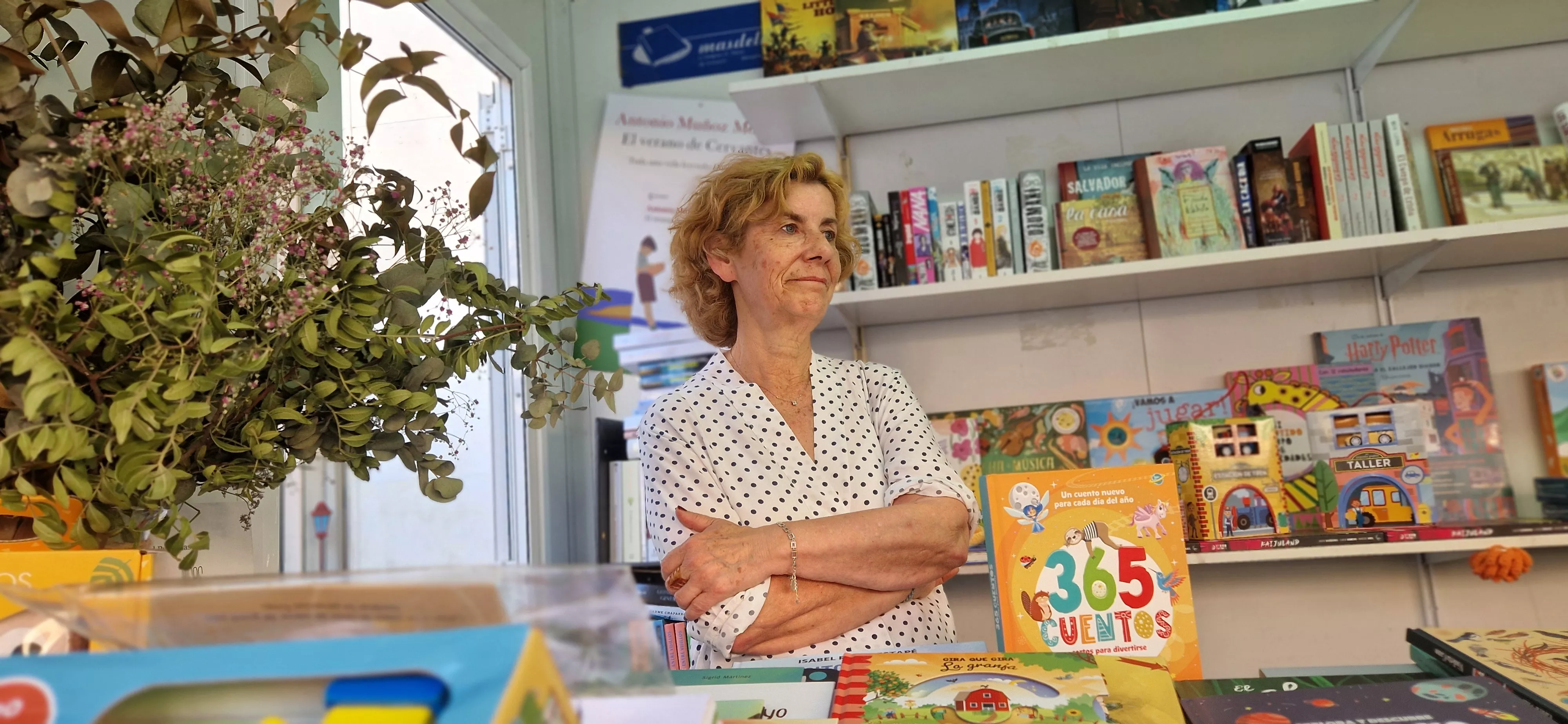 Ludi Escartín. Jornada del sábado de la 41ª Feria del Libro de Huesca. Foto Myriam Martínez