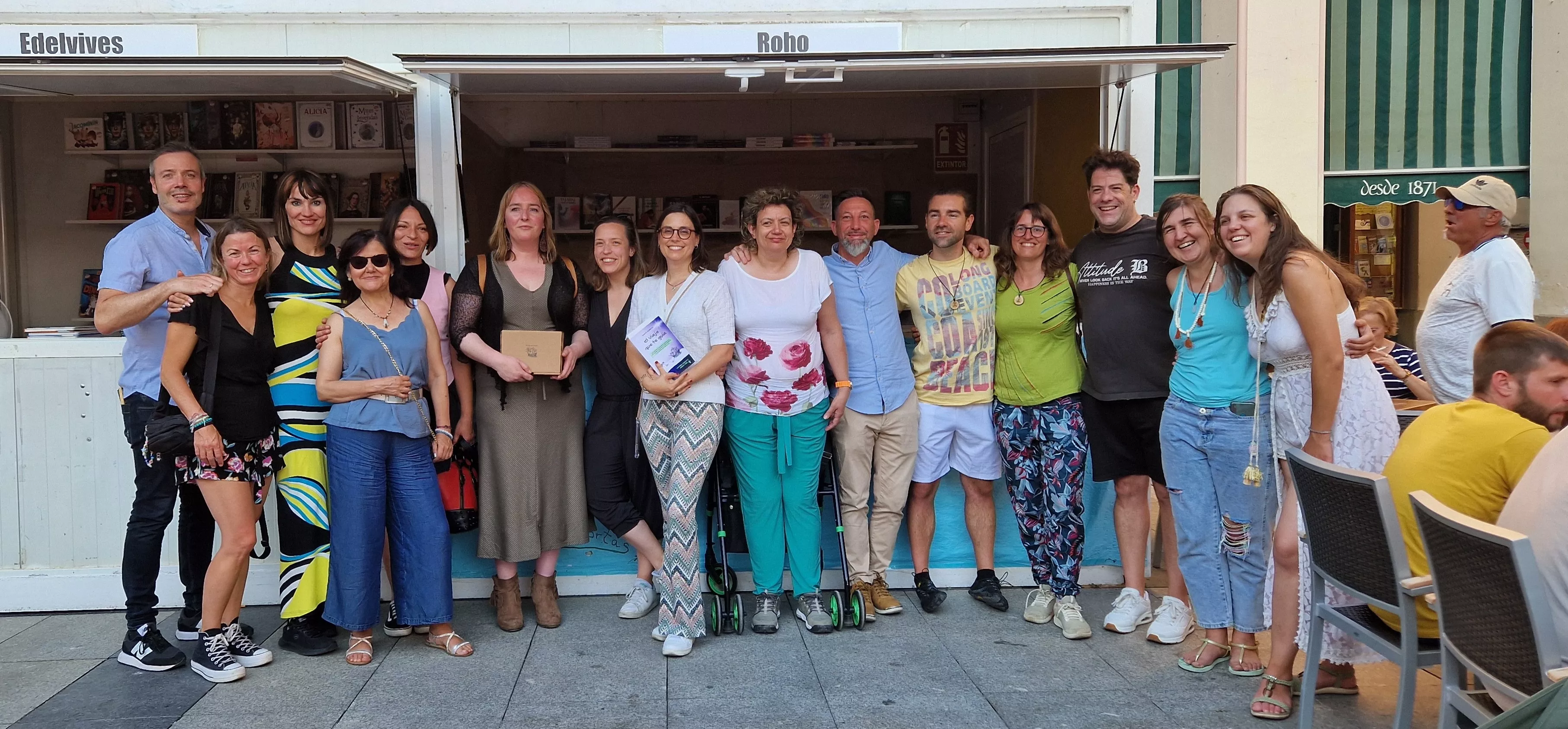 Jornada del sábado de la 41ª Feria del Libro de Huesca. Foto Myriam Martínez