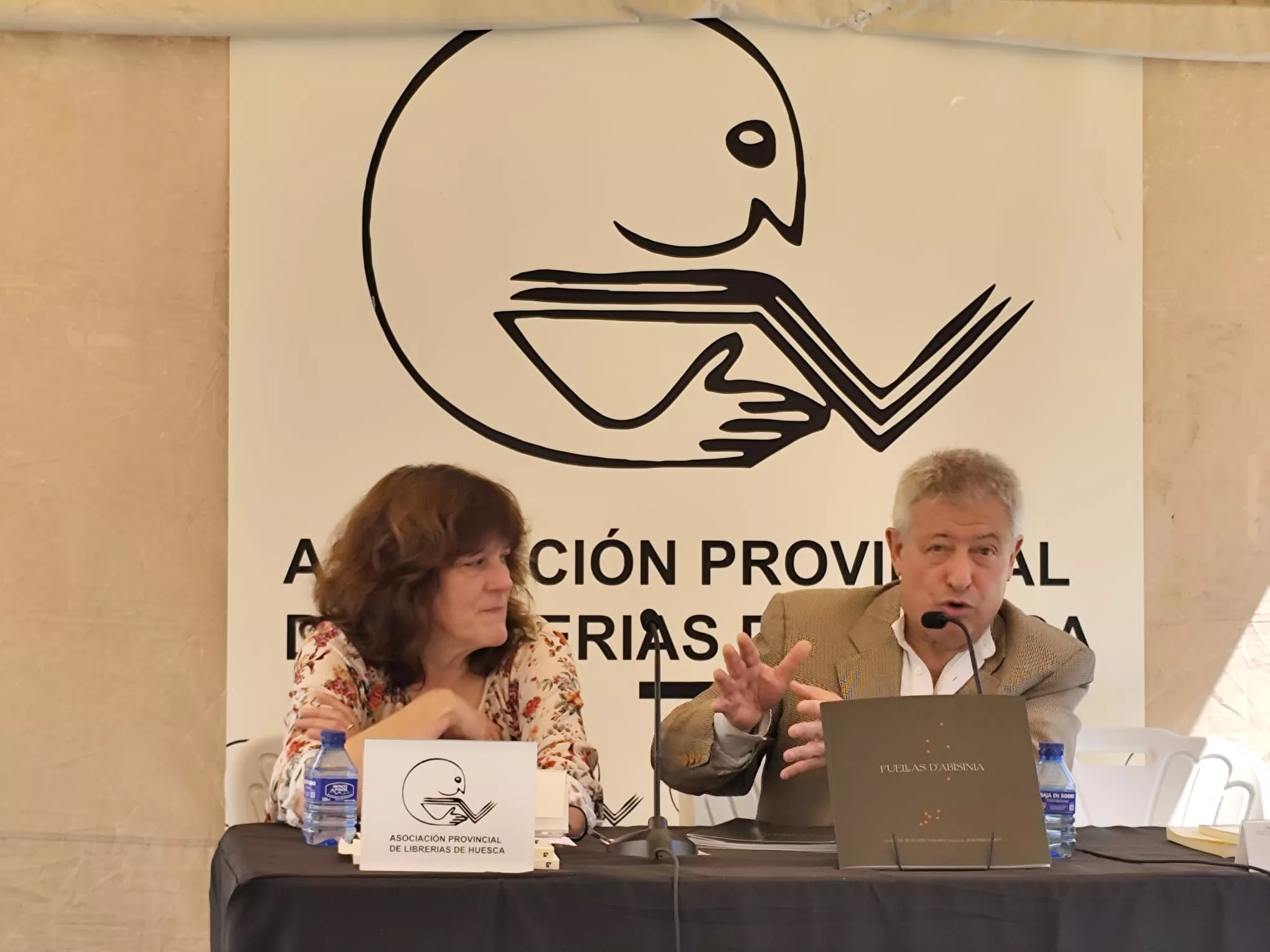 Ana Escar y Chusé Inazio Nabarro. Foto Ana Mora