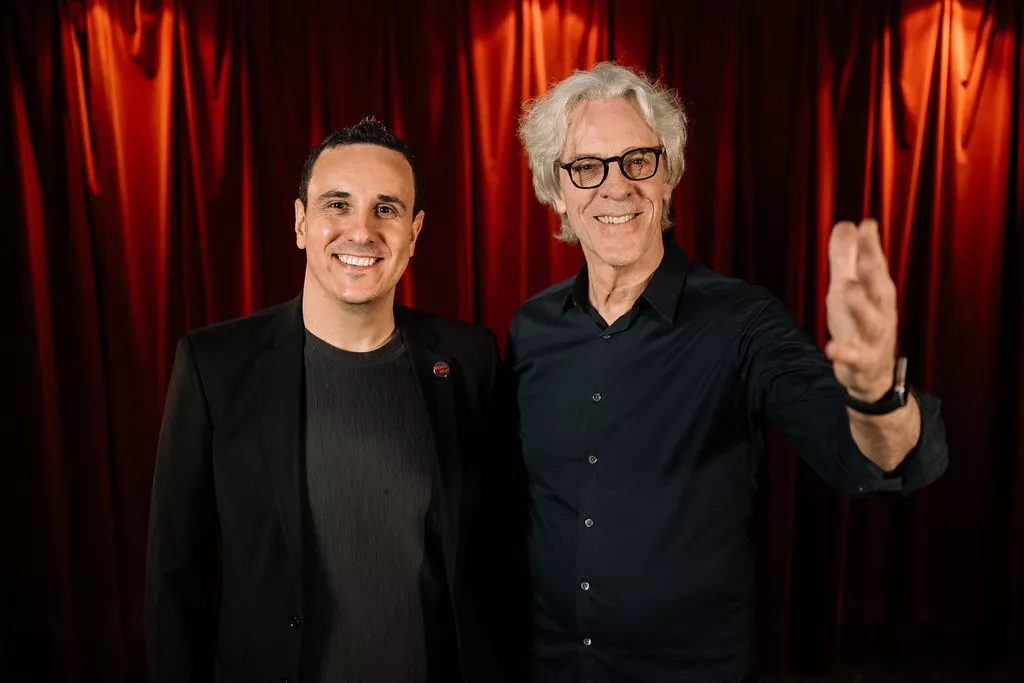 Pablo Aragüés y Copeland. Foto Festival de Cine de Huesca