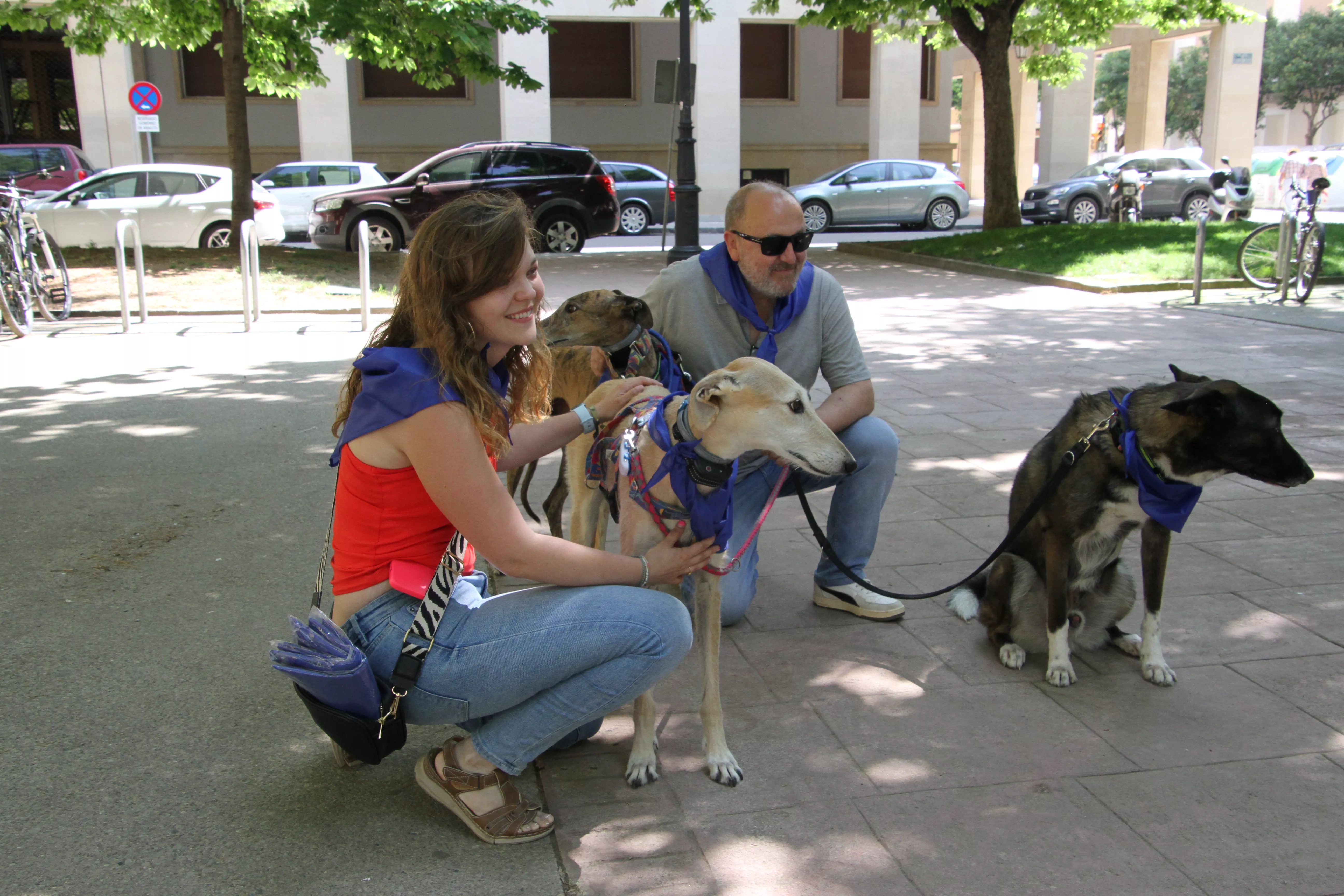 Manifestación de los veterinarios en Huesca. Foto Carlos Neofato