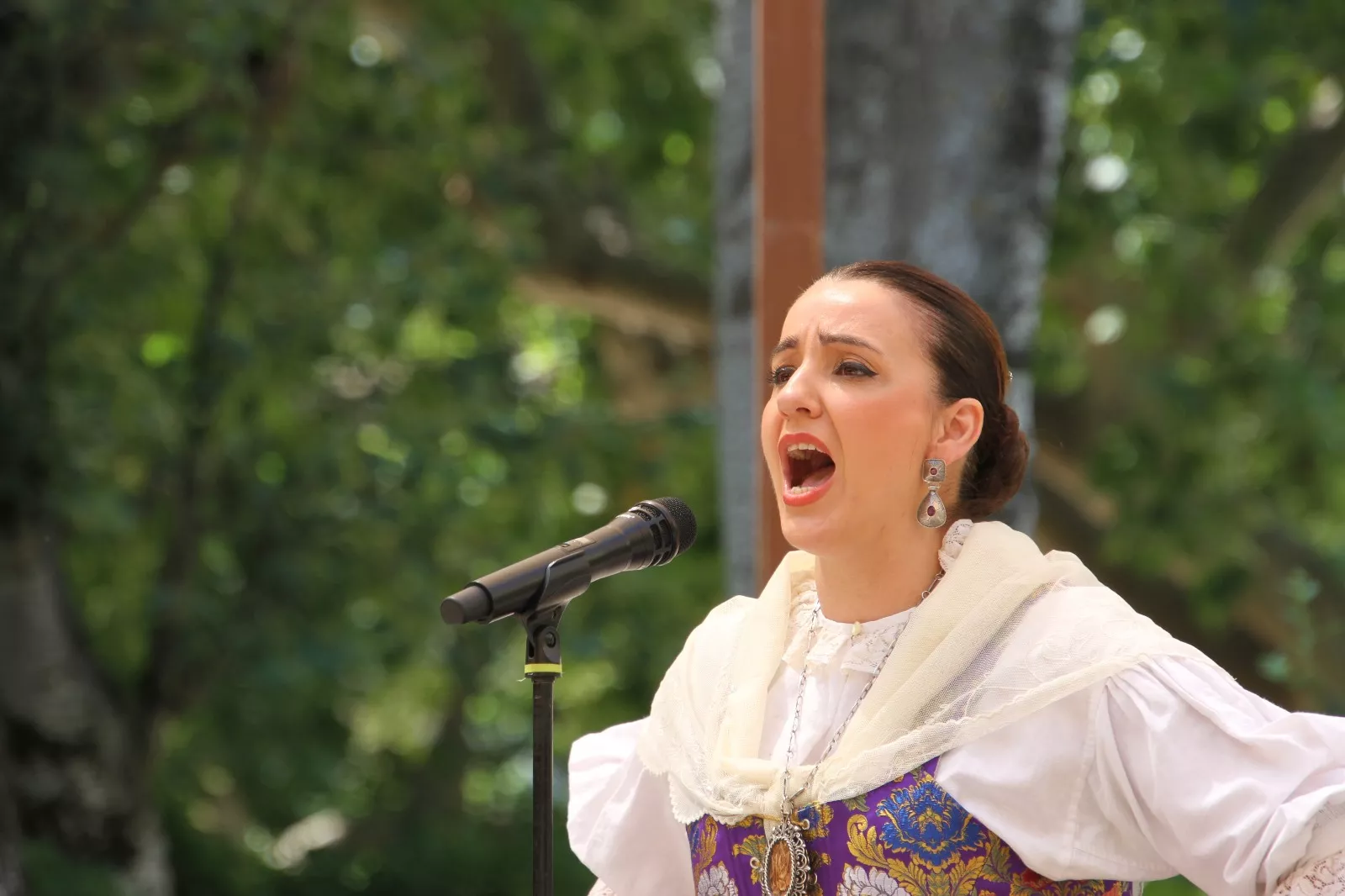 Fin de curso del Grupo Folklórico San Lorenzo. Foto Carlos Neofato 