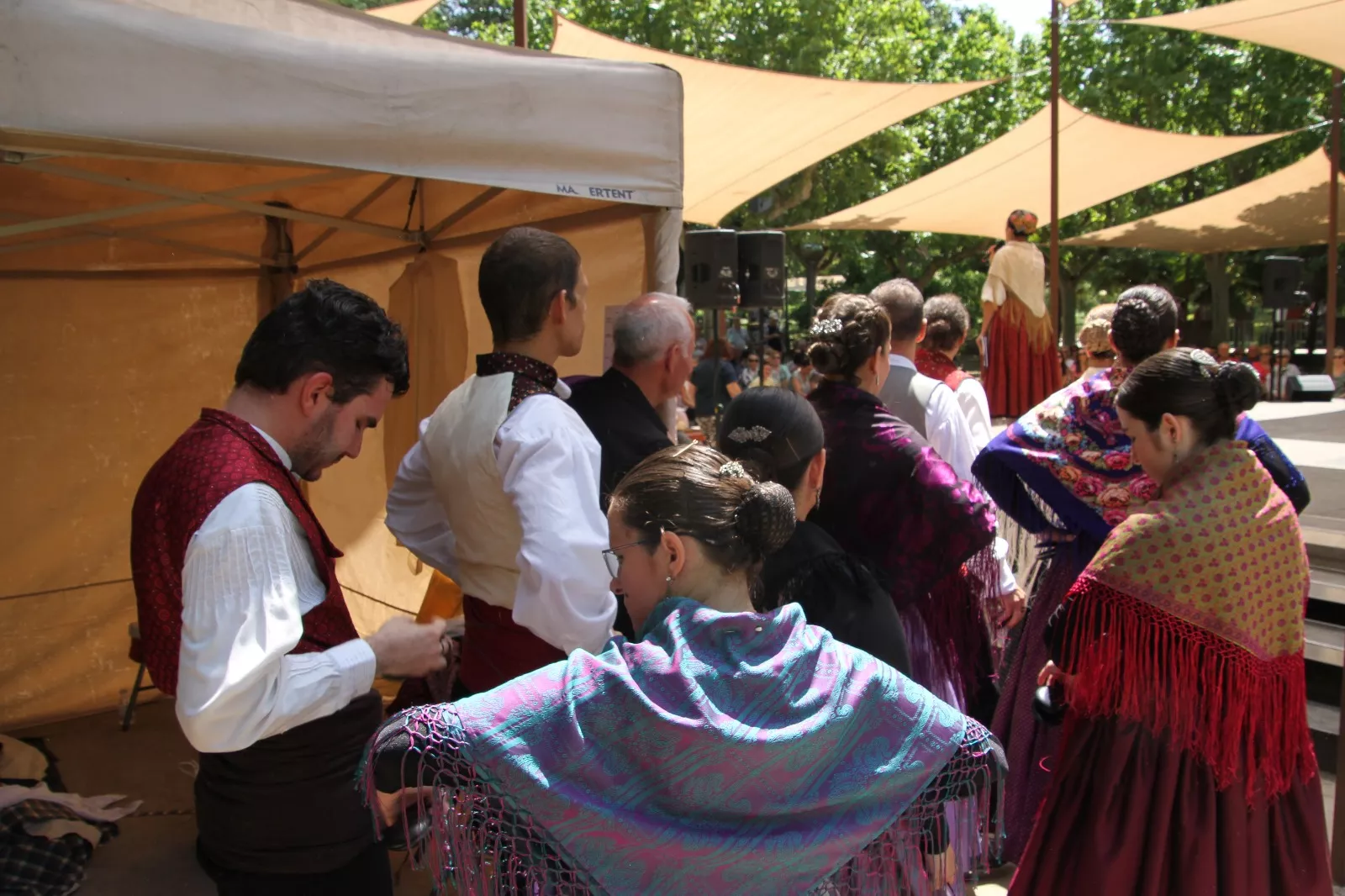 Fin de curso del Grupo Folklórico San Lorenzo. Foto Carlos Neofato 