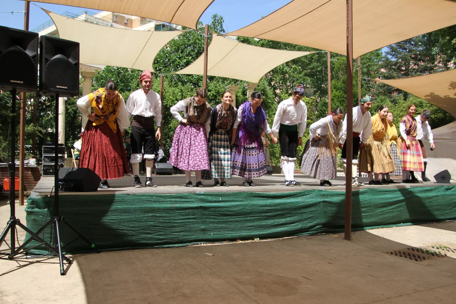 Fin de curso del Grupo Folklórico San Lorenzo. Foto Carlos Neofato 