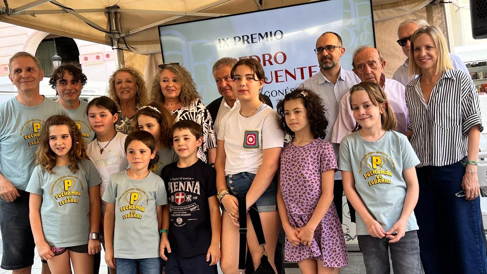 Entrega de los premios de lengua aragonesa “Pedro Lafuente” del Ayuntamiento de Huesca. Foto Mercedes Manterola