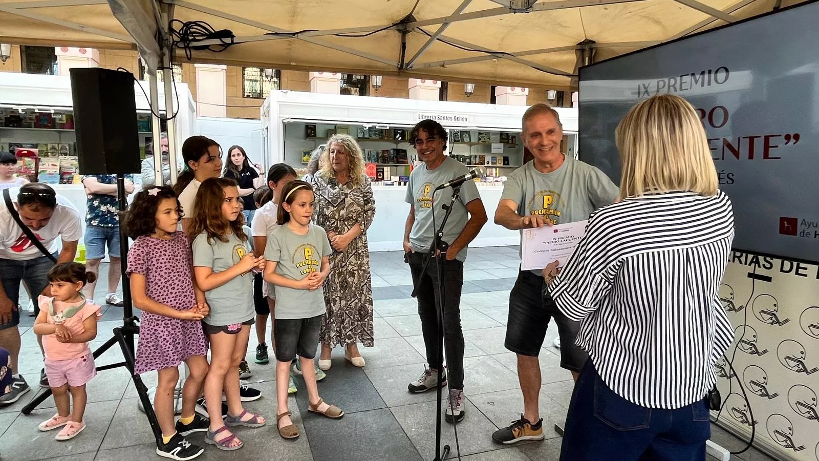 Entrega de los premios de lengua aragonesa “Pedro Lafuente” del Ayuntamiento de Huesca. Foto Mercedes Manterola