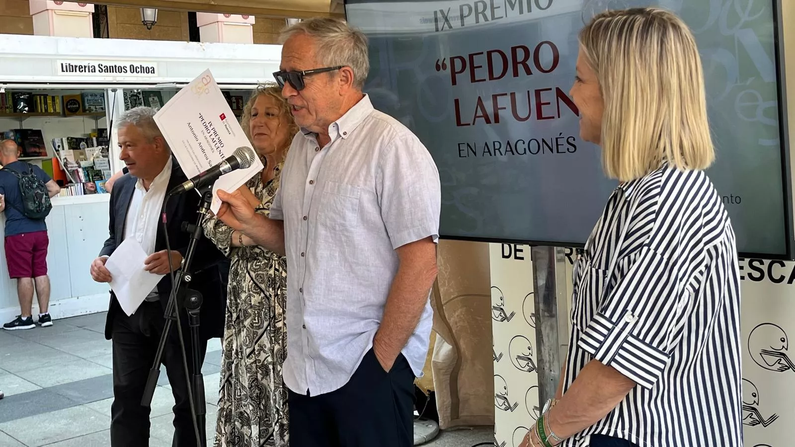 Entrega de los premios de lengua aragonesa “Pedro Lafuente” del Ayuntamiento de Huesca. Foto Mercedes Manterola