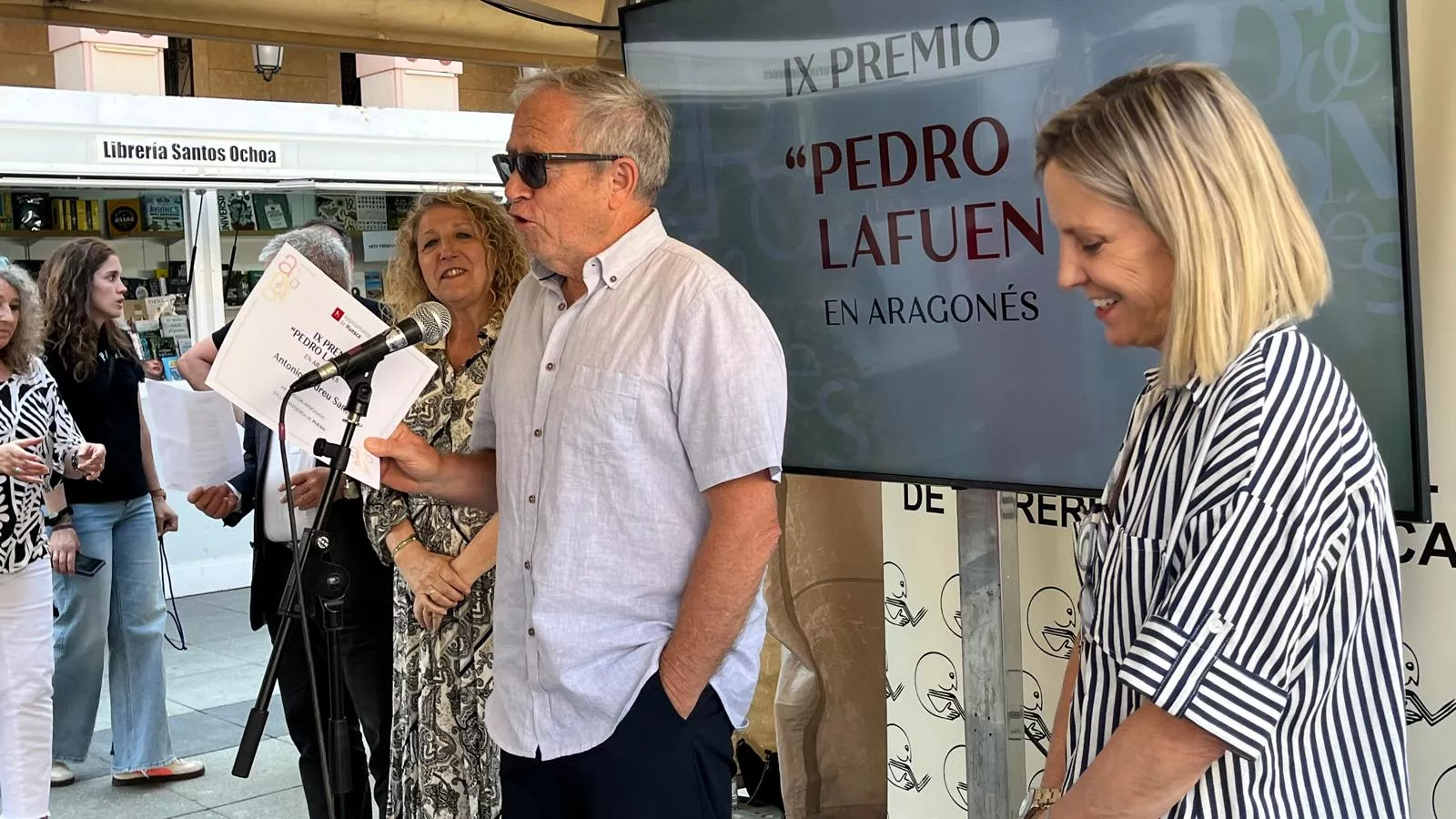 Entrega de los premios de lengua aragonesa “Pedro Lafuente” del Ayuntamiento de Huesca. Foto Mercedes Manterola