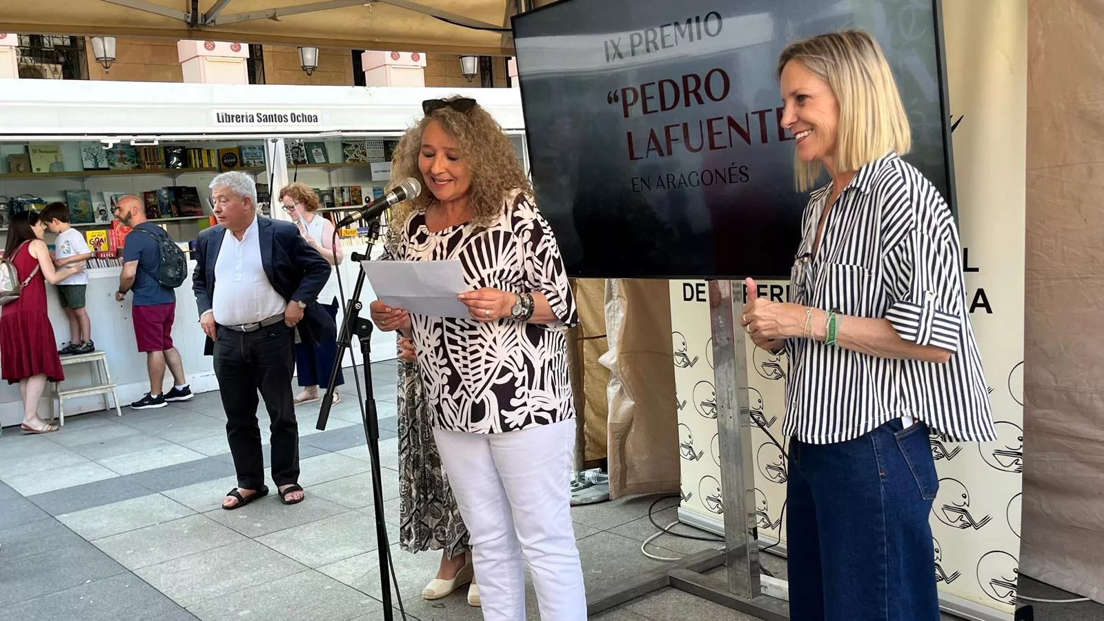 Entrega de los premios de lengua aragonesa “Pedro Lafuente” del Ayuntamiento de Huesca. Foto Mercedes Manterola