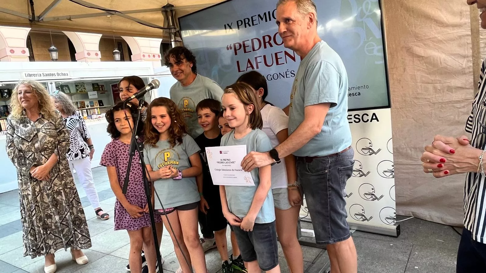 Entrega de los premios de lengua aragonesa “Pedro Lafuente” del Ayuntamiento de Huesca. Foto Mercedes Manterola