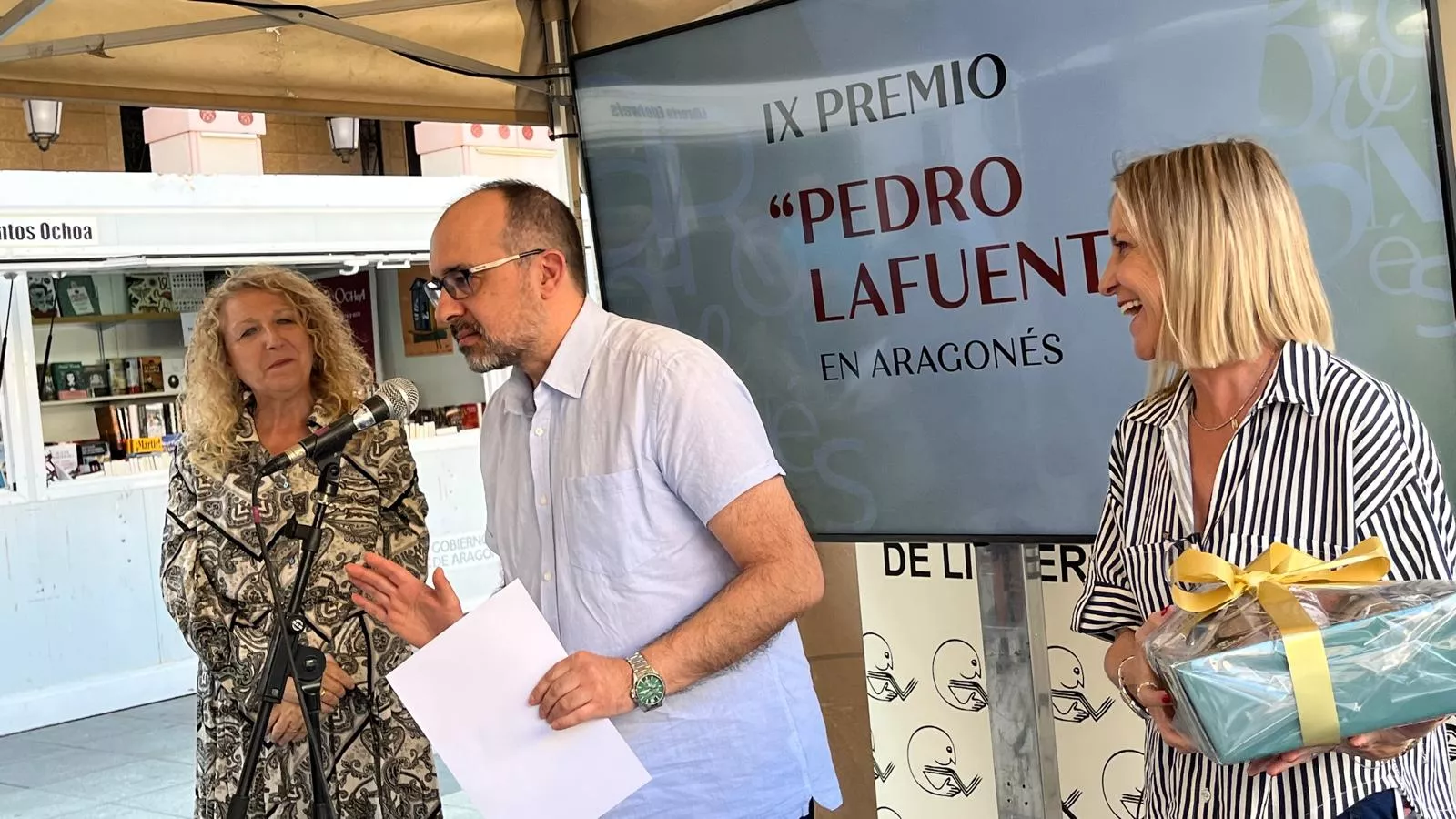 Entrega de los premios de lengua aragonesa “Pedro Lafuente” del Ayuntamiento de Huesca. Foto Mercedes Manterola