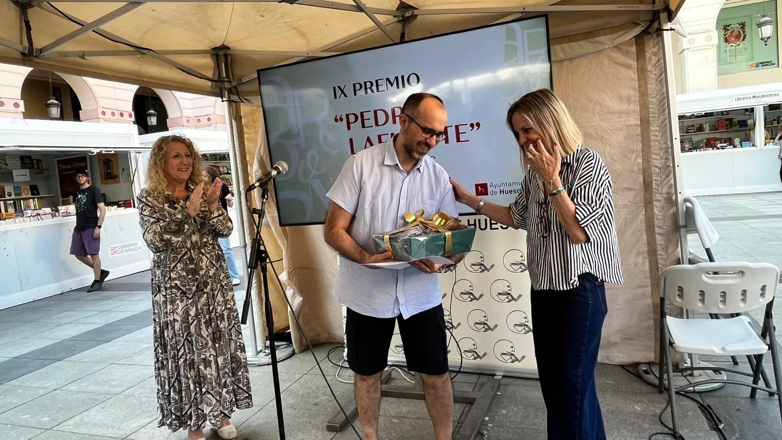 Entrega de los premios de lengua aragonesa “Pedro Lafuente” del Ayuntamiento de Huesca. Foto Mercedes Manterola