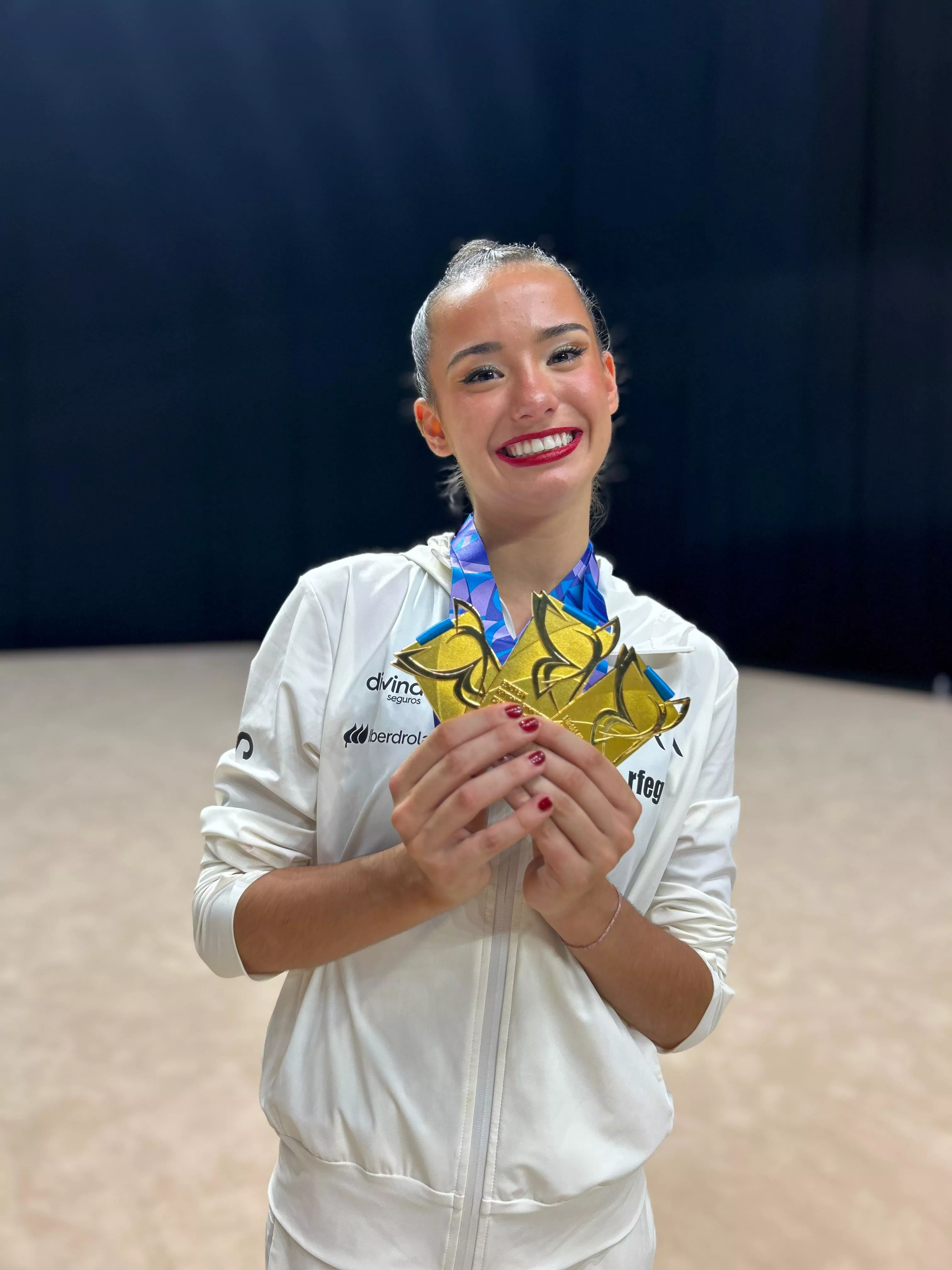 Triplete de oro de Inés Bergua y España en el pasado Campeonato de Europa.