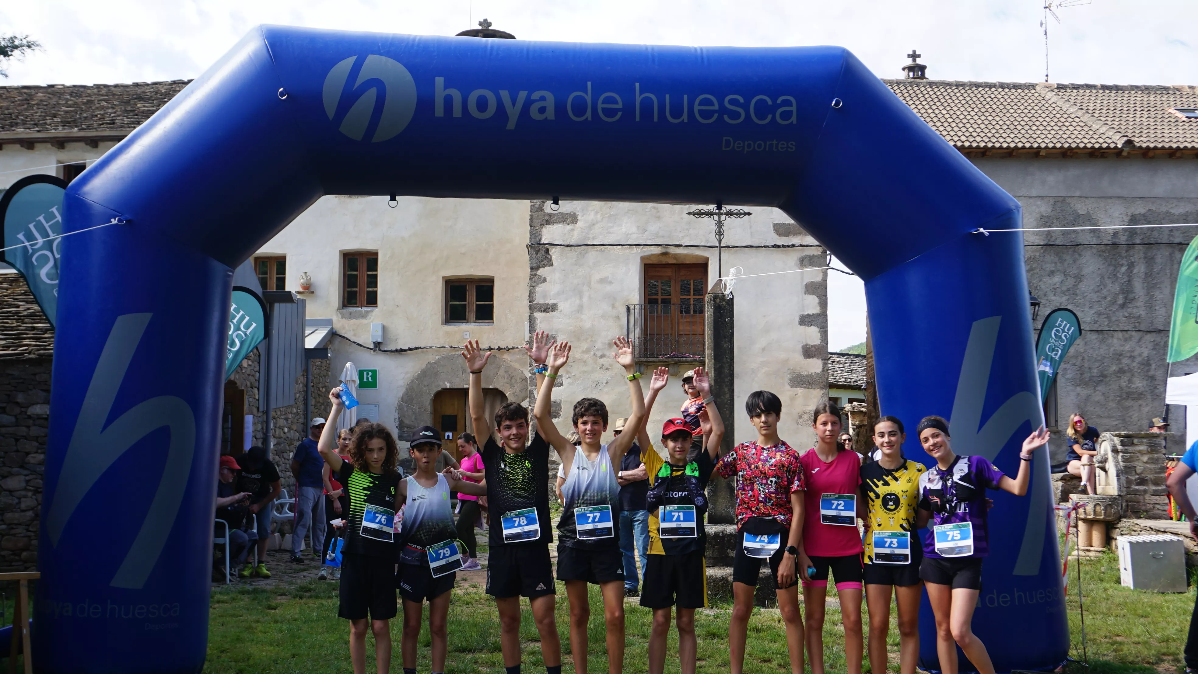 Participantes Infantiles de la Nocito Trail tras acabar la prueba