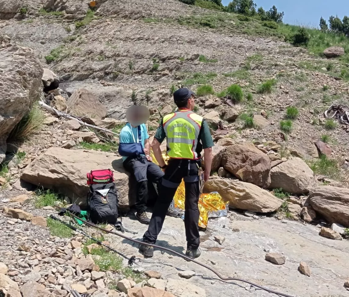 Rescate en el valle de Ip por la Guardia Civil