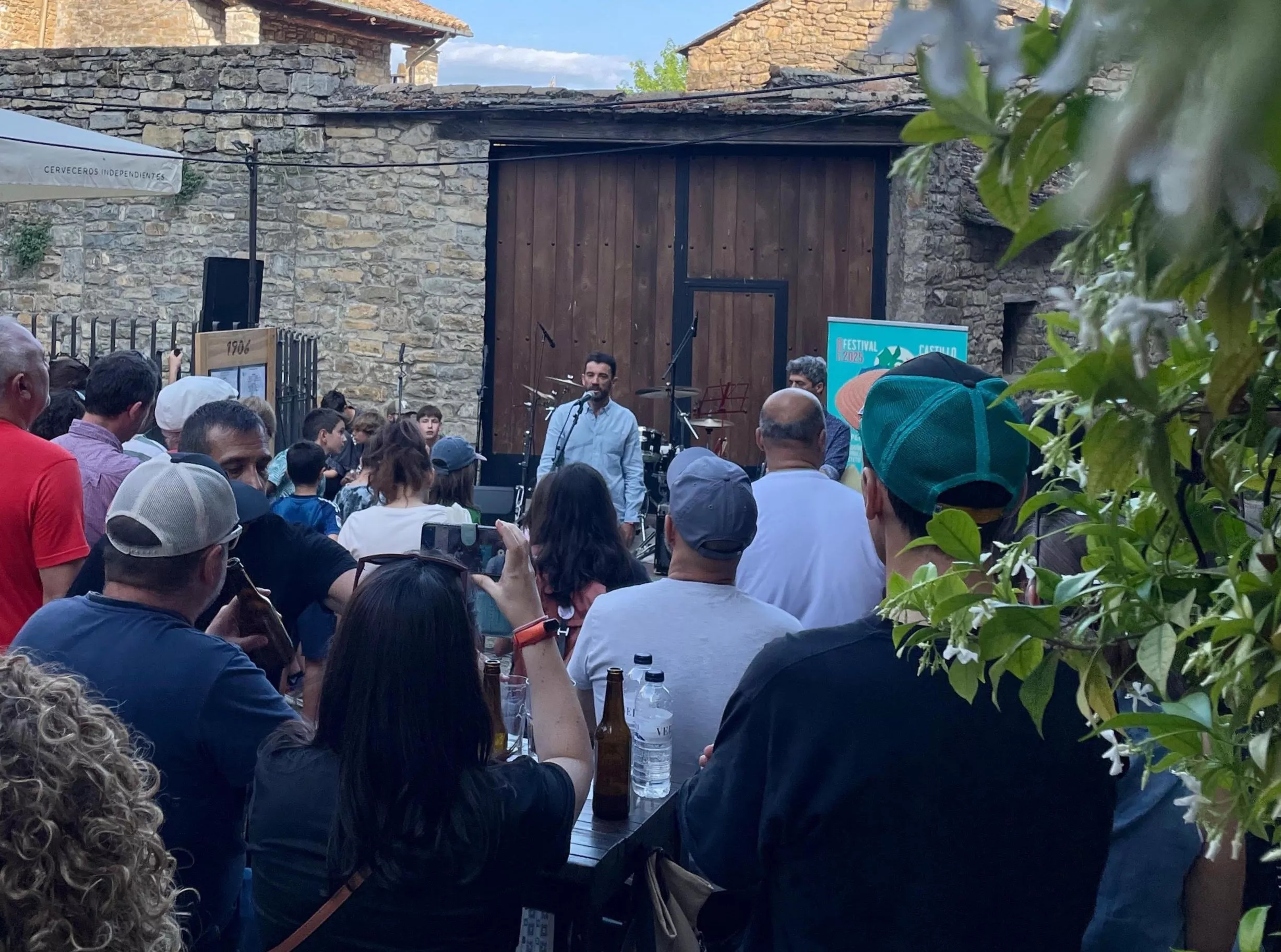 El alcalde Enrique Pueyo durante la presentación
