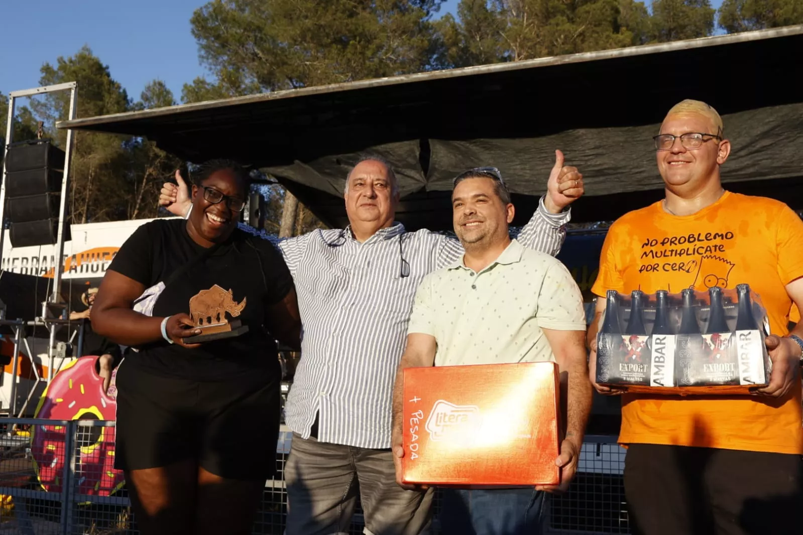 Imágenes del Fat Rugby en Monzón