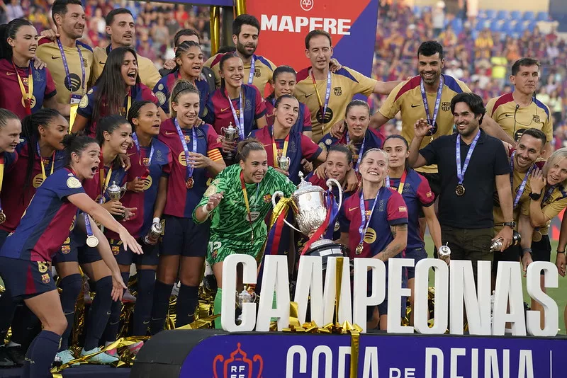 Imágenes del FC Barcelona-Atlético de Madrid, final de la Copa de la Reina. Foto: Daniel Vidal / @fotomaniafut