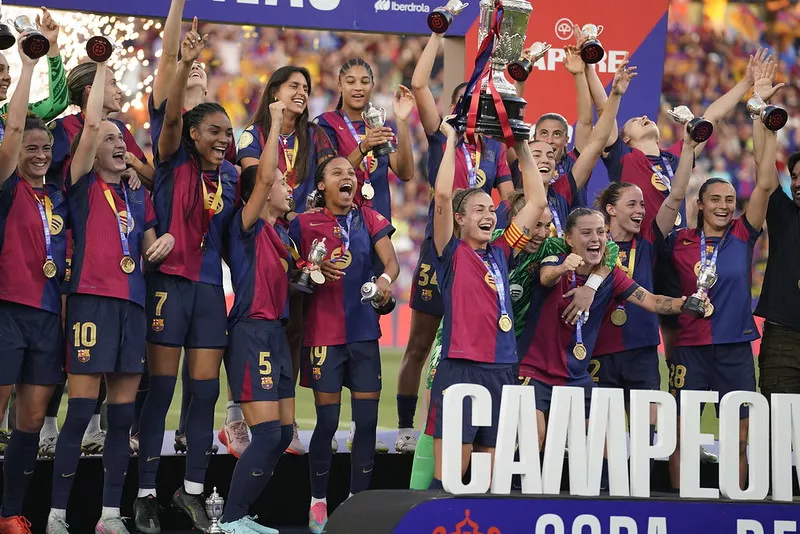 Imágenes del FC Barcelona-Atlético de Madrid, final de la Copa de la Reina. Foto: Daniel Vidal / @fotomaniafut