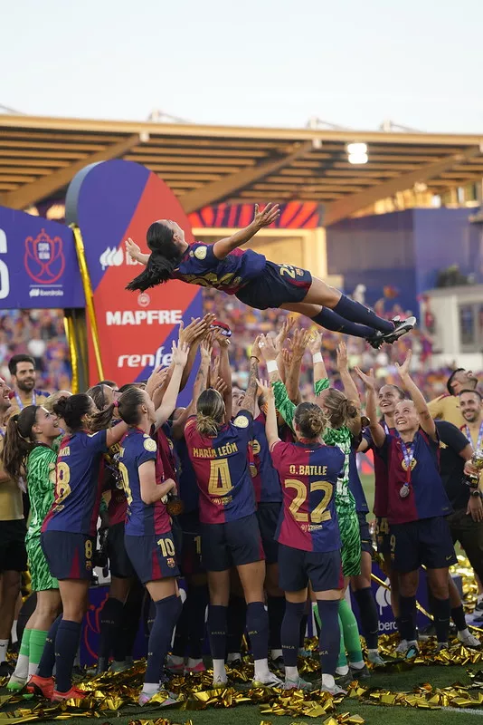 Imágenes del FC Barcelona-Atlético de Madrid, final de la Copa de la Reina. Foto: Daniel Vidal / @fotomaniafut