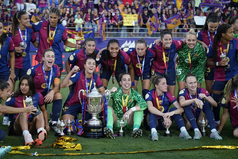 Imágenes del FC Barcelona-Atlético de Madrid, final de la Copa de la Reina. Foto: Daniel Vidal / @fotomaniafut