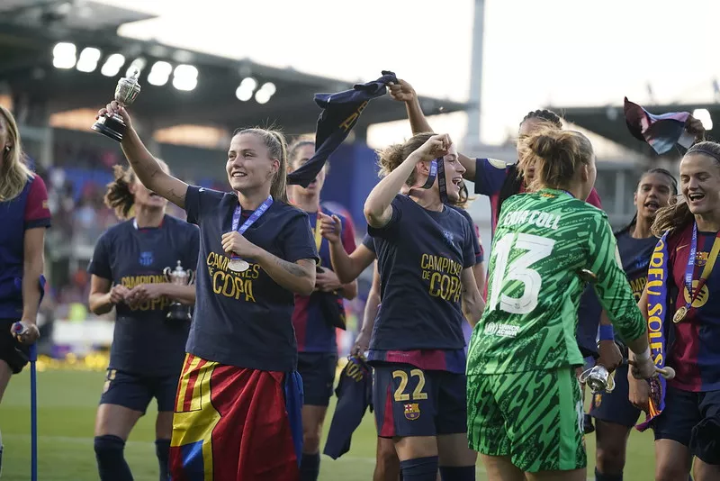 Imágenes del FC Barcelona-Atlético de Madrid, final de la Copa de la Reina. Foto: Daniel Vidal / @fotomaniafut