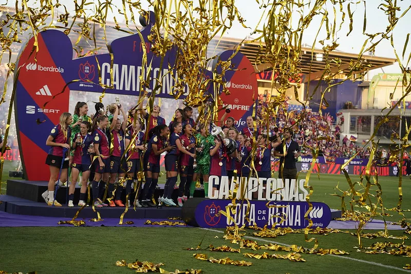 Imágenes del FC Barcelona-Atlético de Madrid, final de la Copa de la Reina. Foto: Daniel Vidal / @fotomaniafut