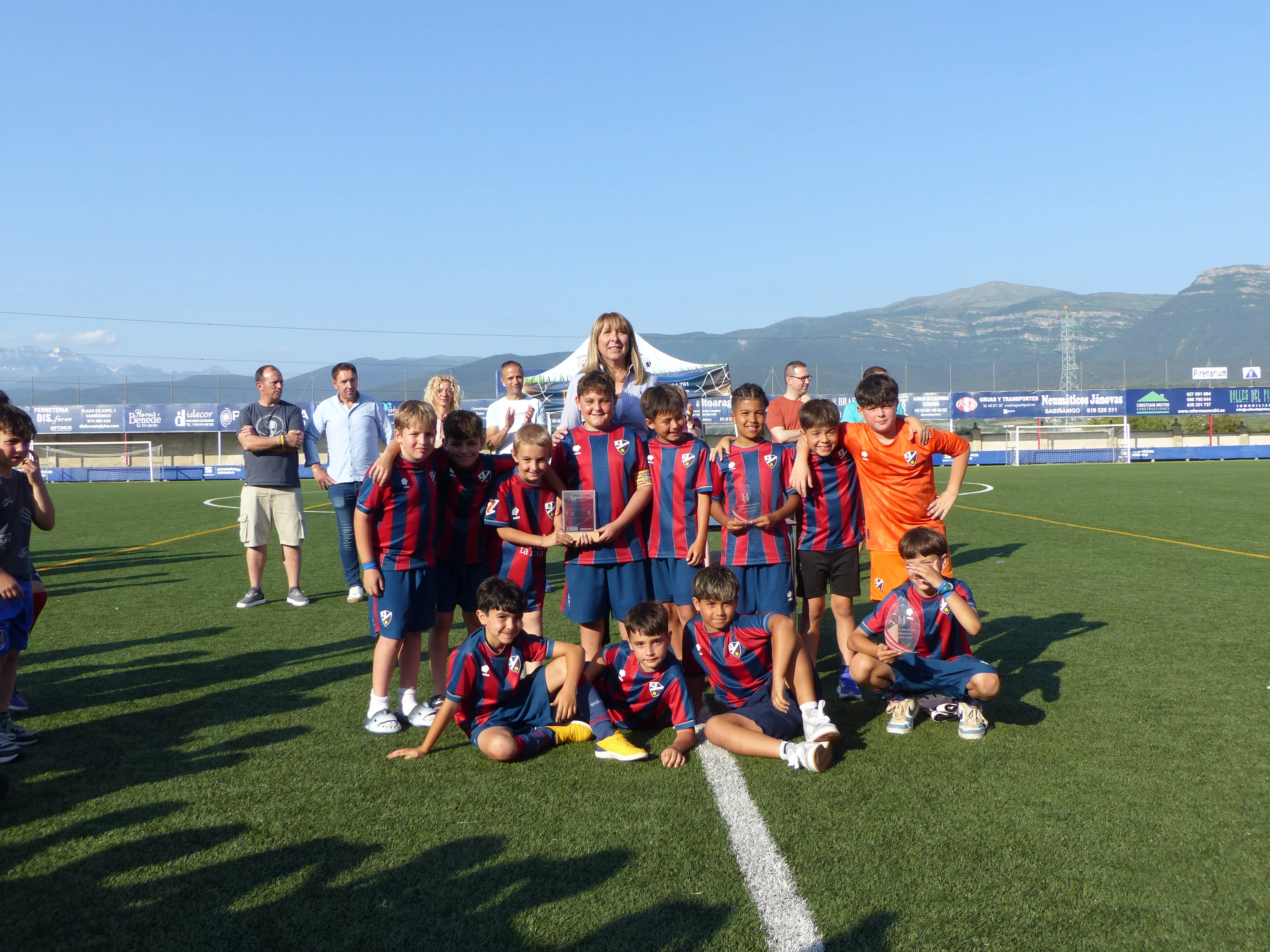 SD Huesca, campeón Benjamín. Foto: Andrés Alcaraz