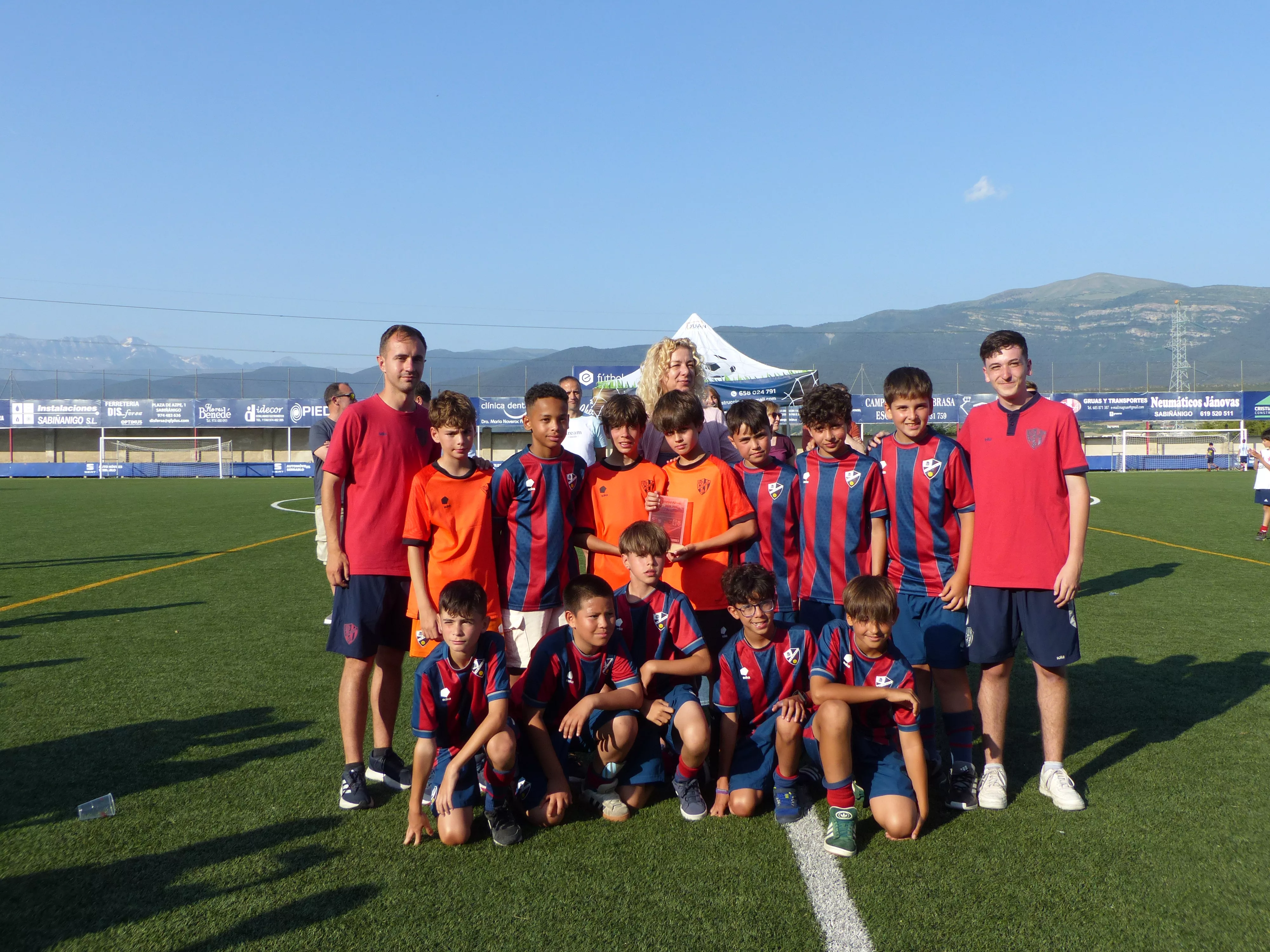 Sd Huesca subcampeón Alevín. Foto: Andrés Alcaraz