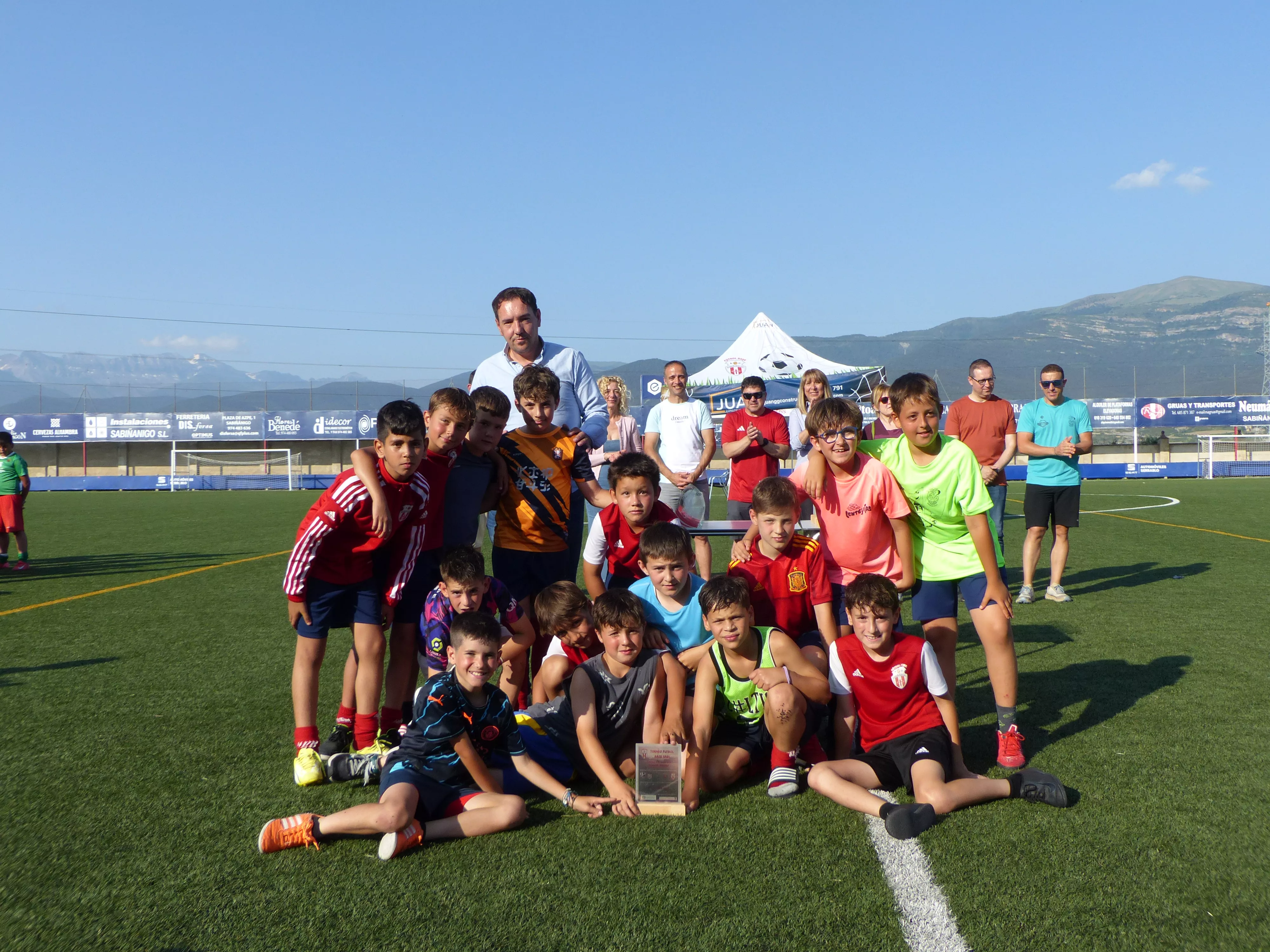 AD Sabi FB subcampeón benjamín. Foto: Andrés Alcaraz