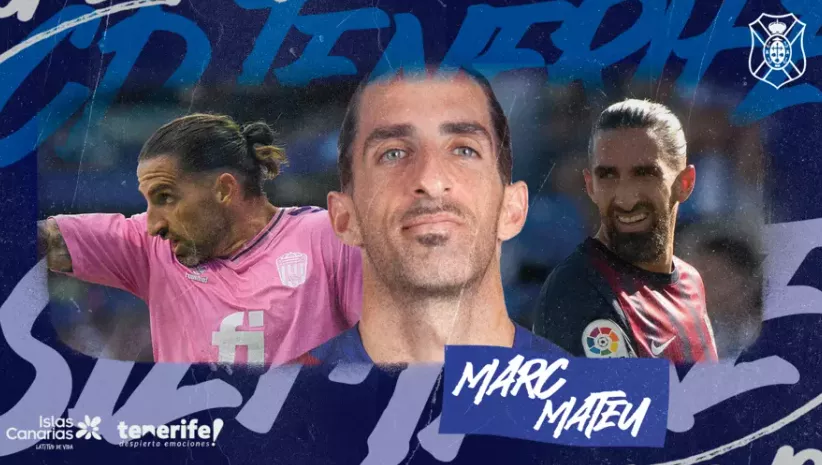 El exazulgrana Marc Mateu firma por el Tenerife de Primera RFEF