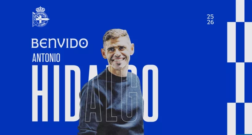 El Deportivo hace oficial la llegada de Antonio Hidalgo